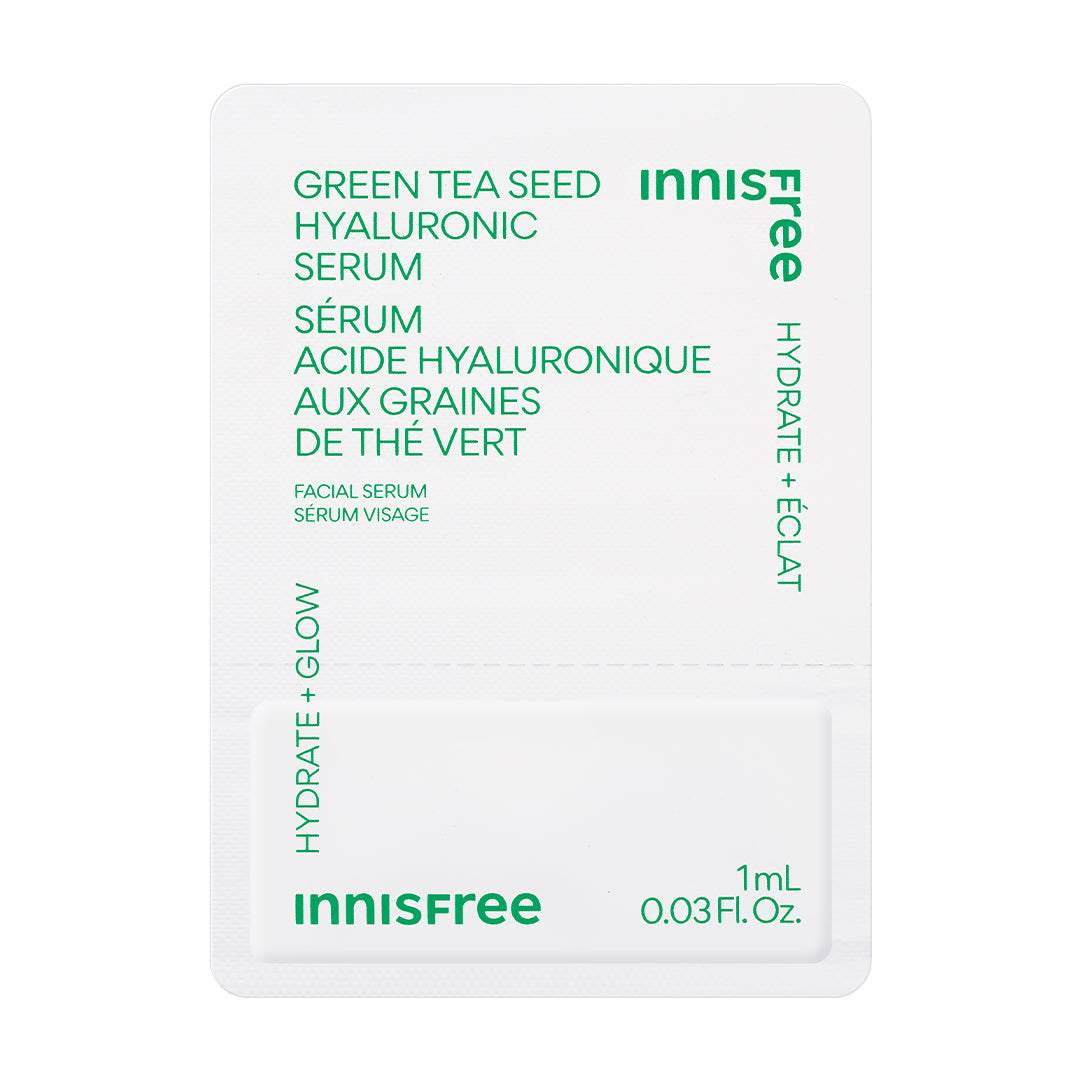 Best Green Tea Hyaluronic Acid Serum 1ml - Hydrating & Anti-Aging Facial Treatment for Glowing Skin | Perfect for Daily Skincare Routine & Night Care