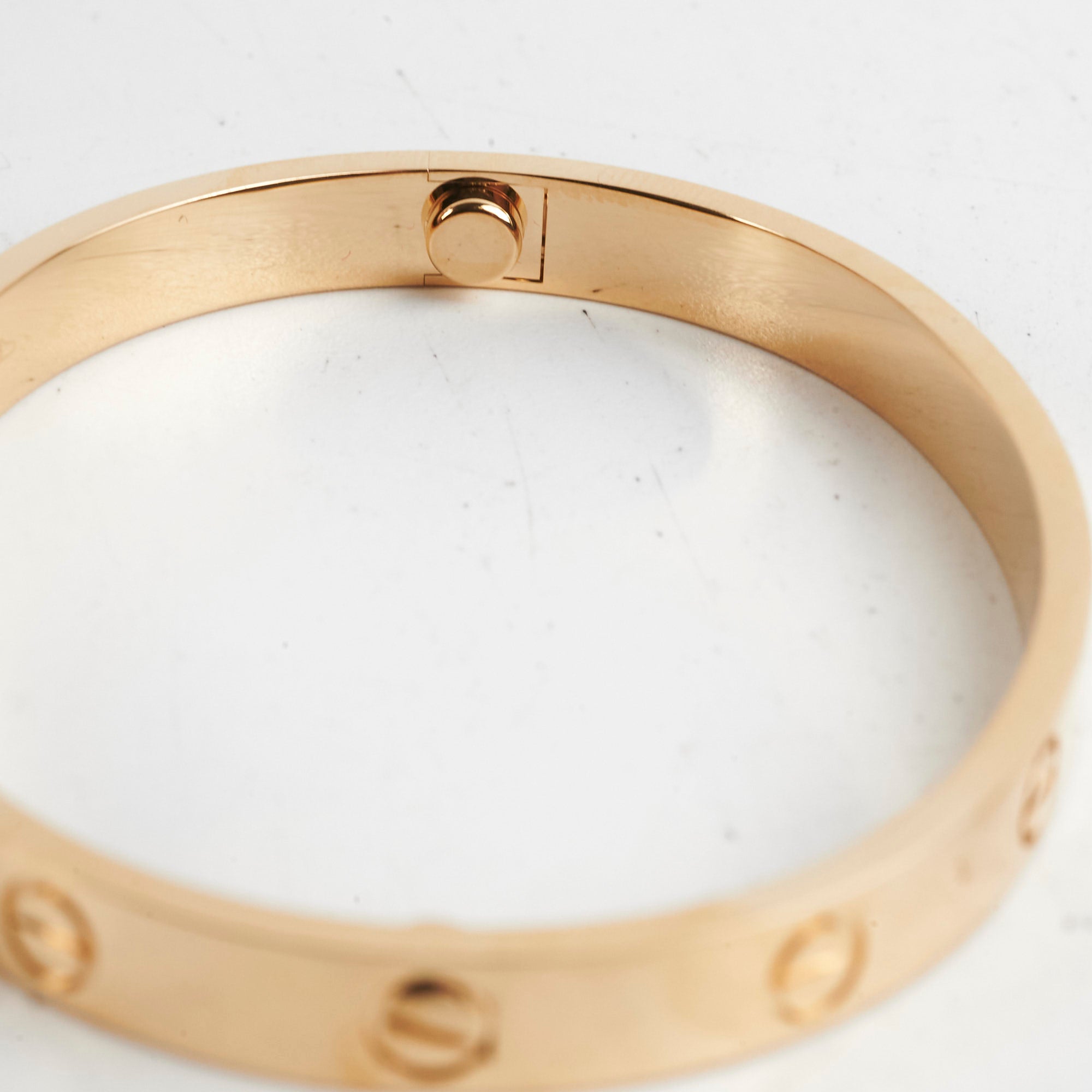 Cartier Love Bracelet 17 Size in 18K Yellow Gold - Luxury Jewelry Gift for Women, Anniversary & Valentine's Day Present