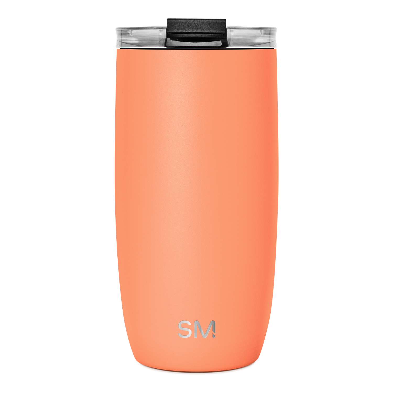 Voyager Stainless Steel Tumbler with Clear Flip Lid & Straw - 20oz Insulated Travel Mug for Hot & Cold Drinks - Perfect for Office, Gym, Hiking and Outdoor Activities