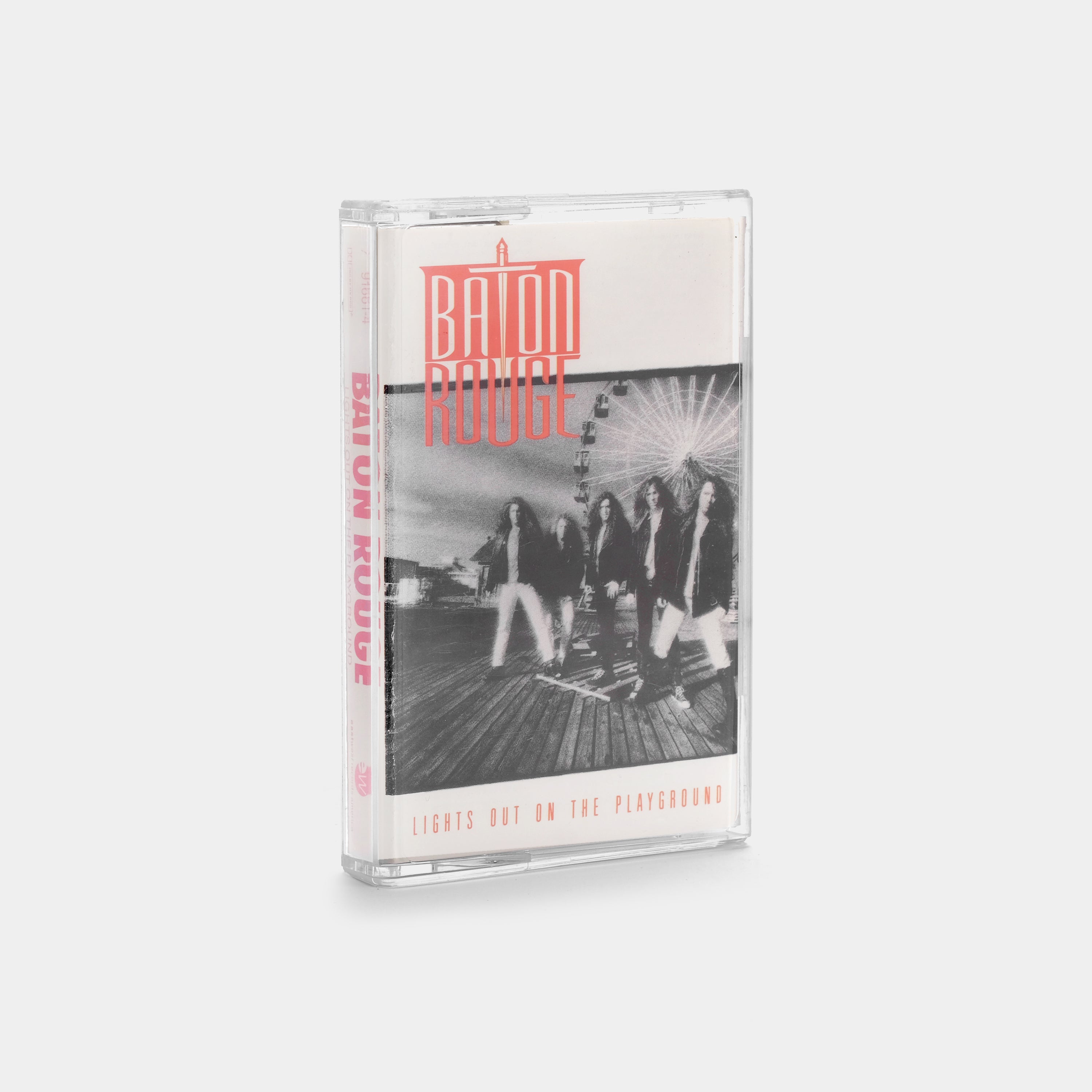 Baton Rouge - Lights Out On The Playground Cassette Tape | 90s Alternative Rock Music | Perfect for Vintage Music Collectors & Road Trips