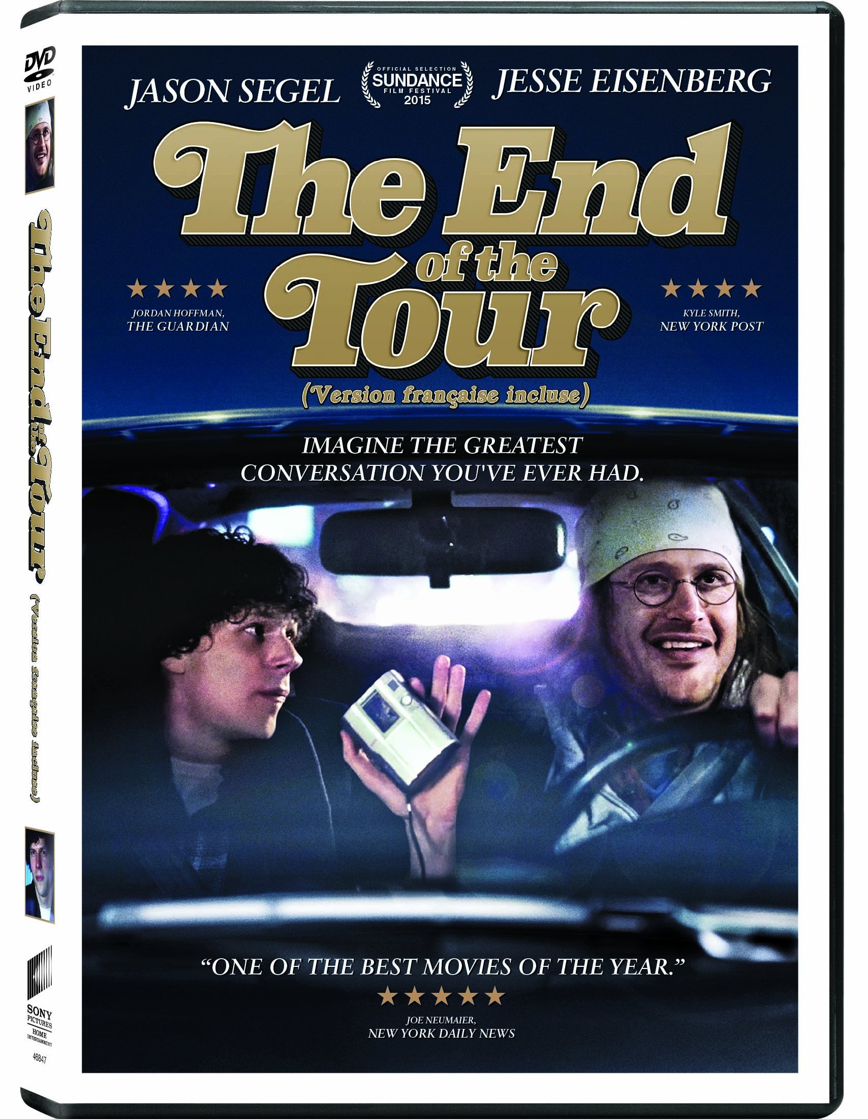 The End of the Tour - Official Movie DVD | Drama Film Based on True Story | Perfect for Movie Nights & David Foster Wallace Fans