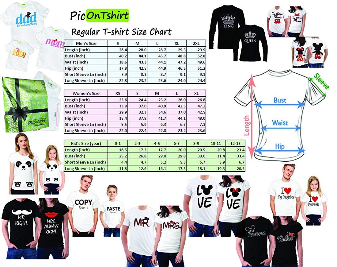 King and Queen Matching Couples T-Shirts Set for Him and Her - Perfect for Anniversaries, Date Nights & Romantic Getaways