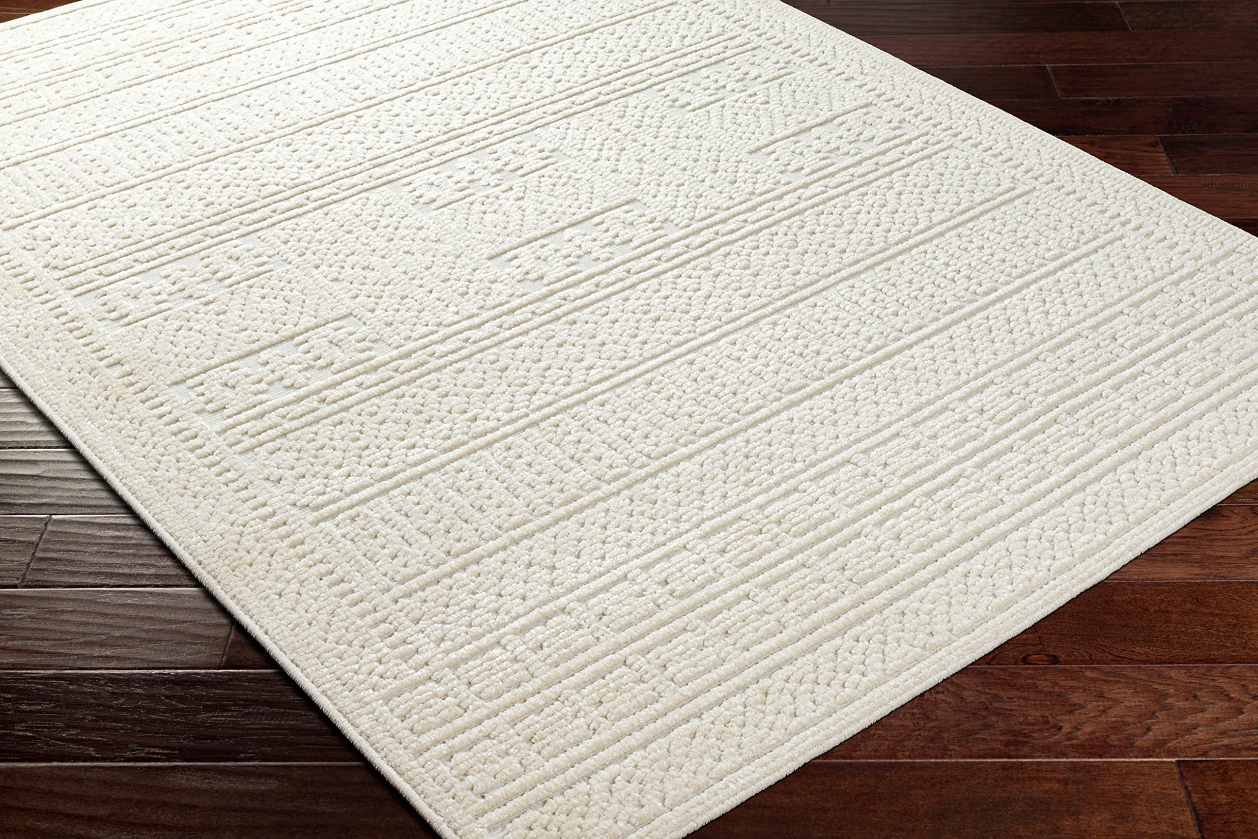 Livabliss Lyna Solid Washable Area Rug 5' x 7'2