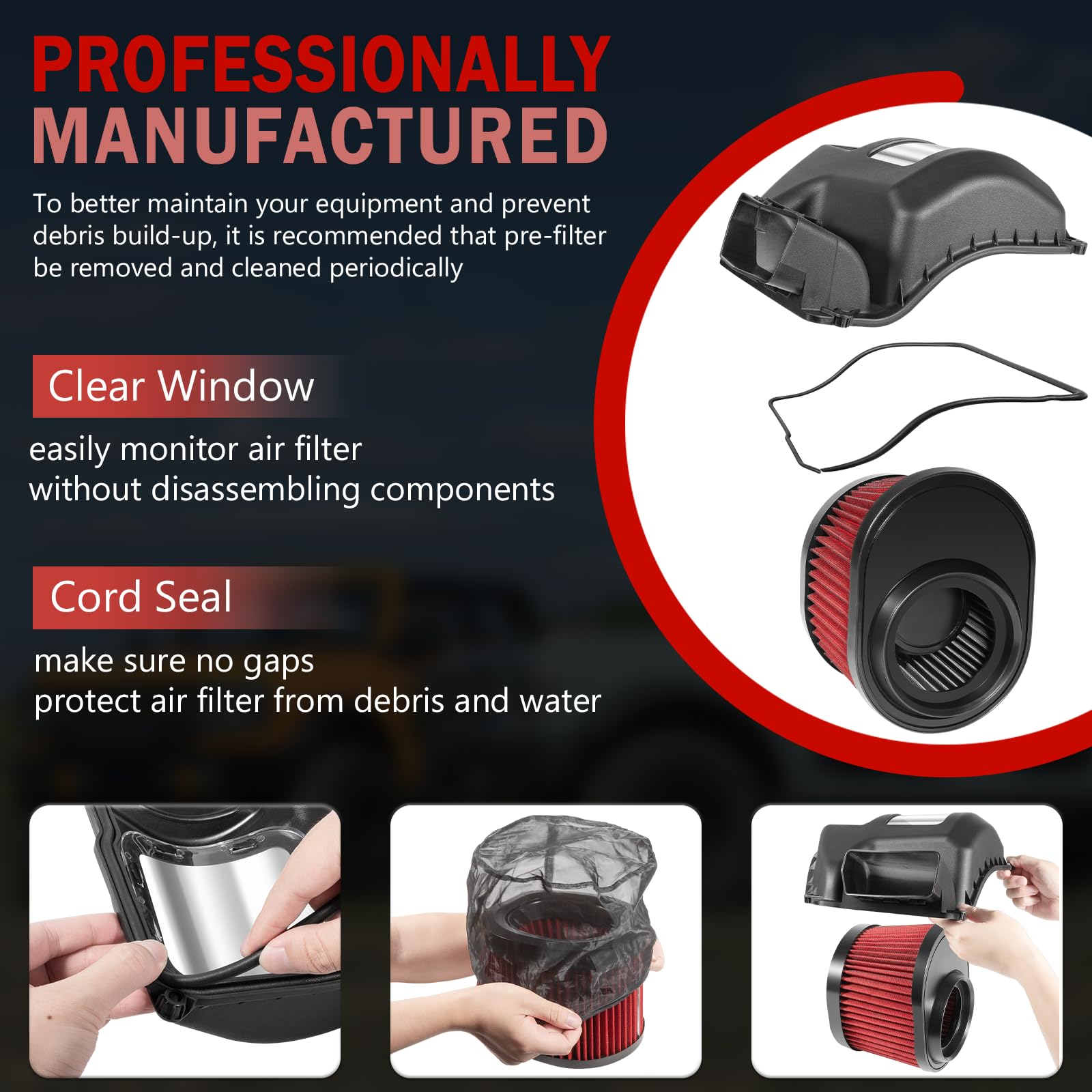 High Performance Cold Air Intake Kit for 2021-2023 Ford Bronco 2.3L & 2.7L Engine - Enhanced Air Induction System | Off-Road & Street Racing Upgrade