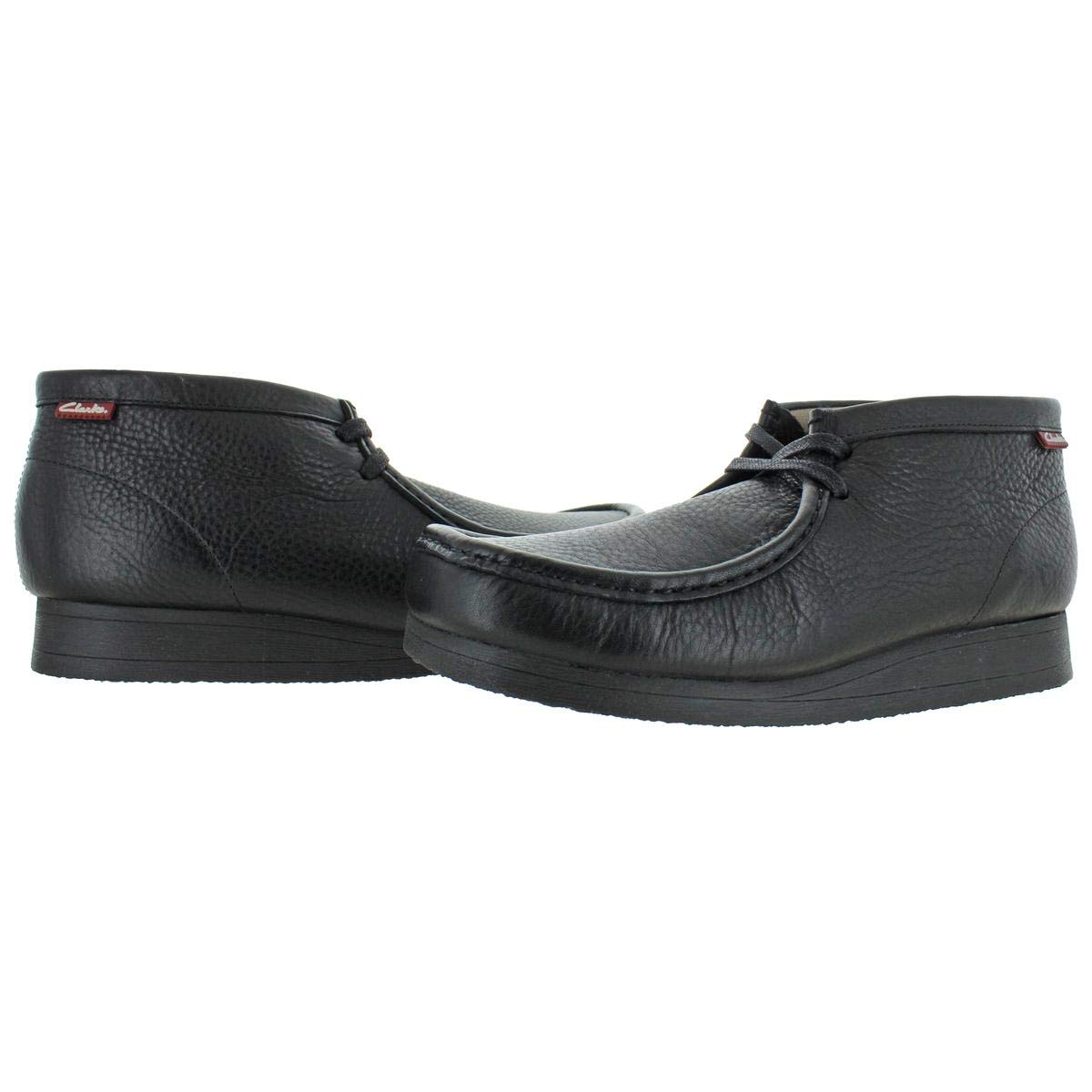 CLARKS Padmore II-63362 Men's Premium Crepe Sole Leather Dress Shoes - Black - Comfortable & Stylish for Office, Business & Formal Occasions