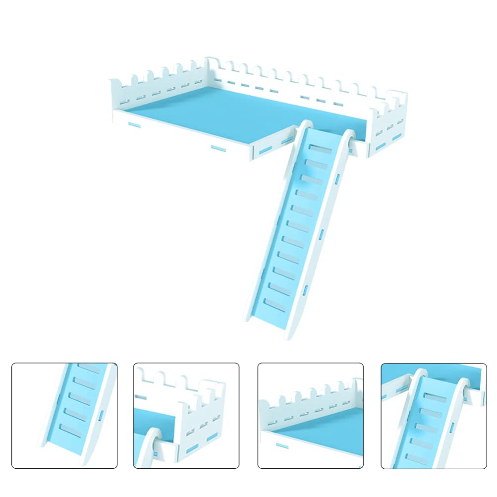 Balacoo Wooden Hamster Climbing Ladder Toy Set - Small Pet Platform & Crawling Ladder for Hamsters, Gerbils, Mice - Fun Exercise & Training Toy for Cage Enrichment - Perfect for Small Animal Playtime & Cage Accessories