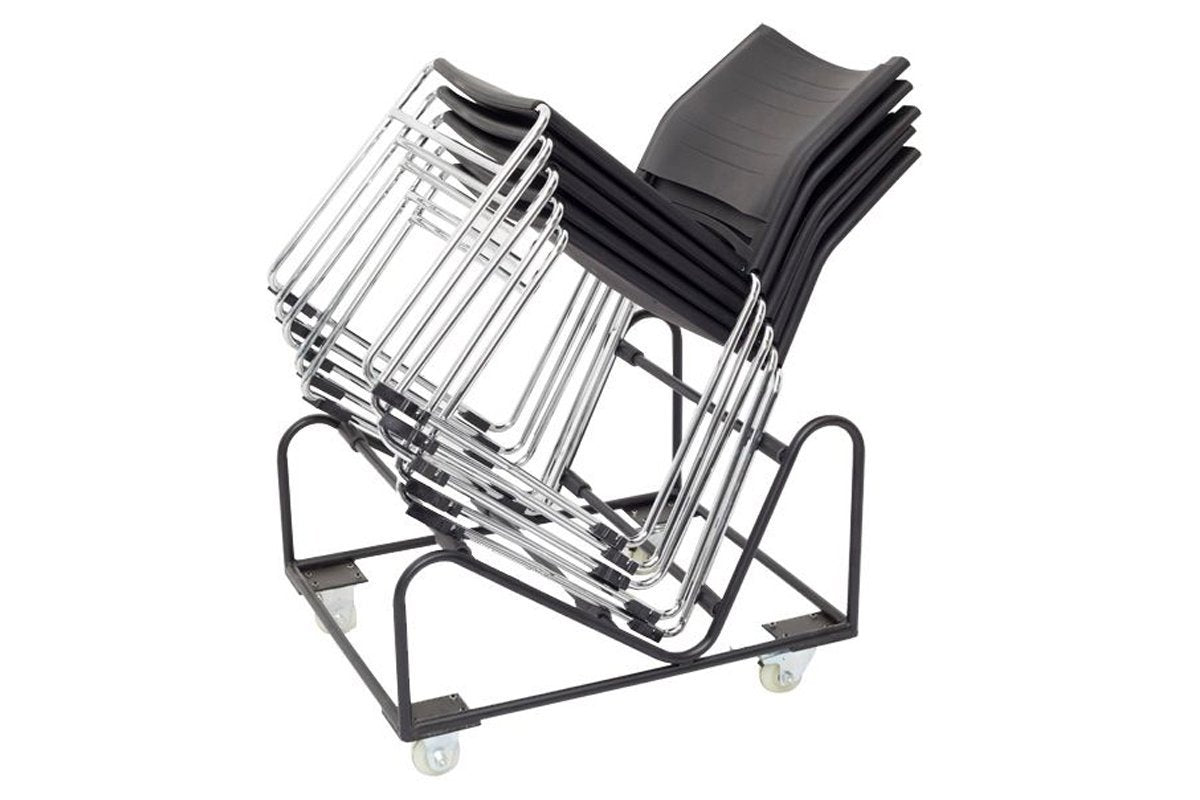 Sonic Zoom Chair Trolley - Lightweight Foldable Rolling Chair with Wheels for Office, Home, and Outdoor Use - Perfect for Work, Travel, and Camping