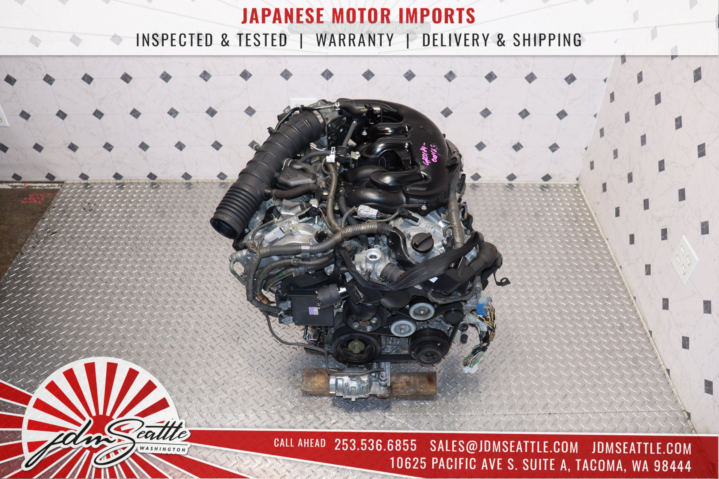 2007-2011 Lexus GS350 2GR-FSE 3.5L V6 Engine + ECU - JDM RWD Motor Replacement for Lexus GS350, IS350, Toyota Avalon - Perfect for Engine Swap & Performance Upgrades
