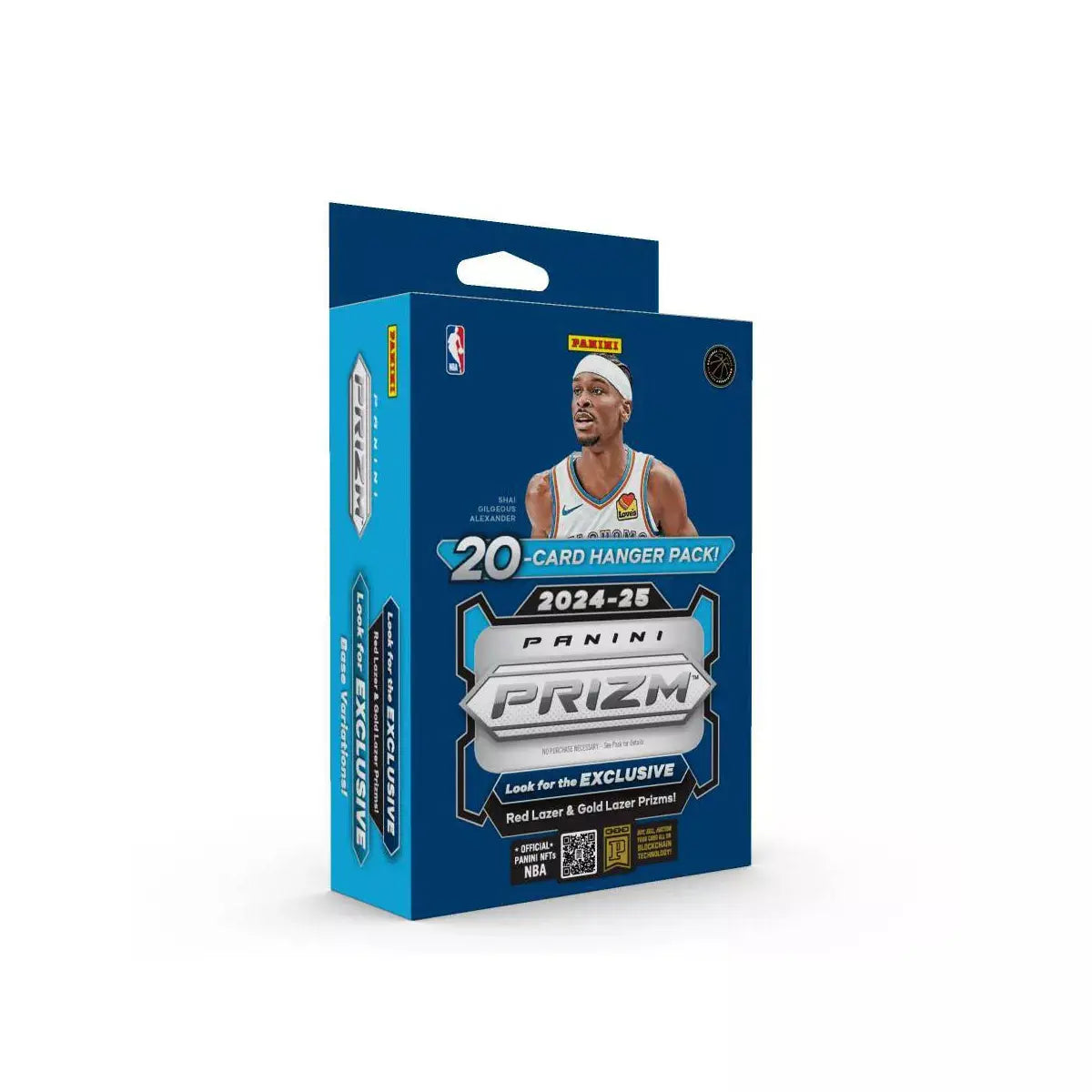 2024 Panini NBA Prizm Basketball Trading Cards Hanger Box - 25 Card Pack | Collectible Sports Cards for NBA Fans & Trading Card Enthusiasts | Perfect for Collecting, Trading, and Displaying