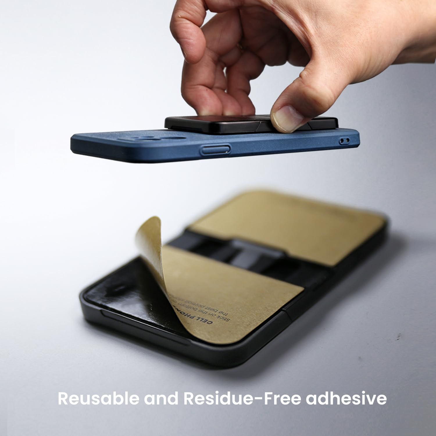 PUNCUBE Compact Key Holder & Keychain Organizer - Slim Ridge Key Case for Phone Sleeve - Minimalist Smart Keychain with Phone Stand - Perfect for Travel, Office & Everyday Carry