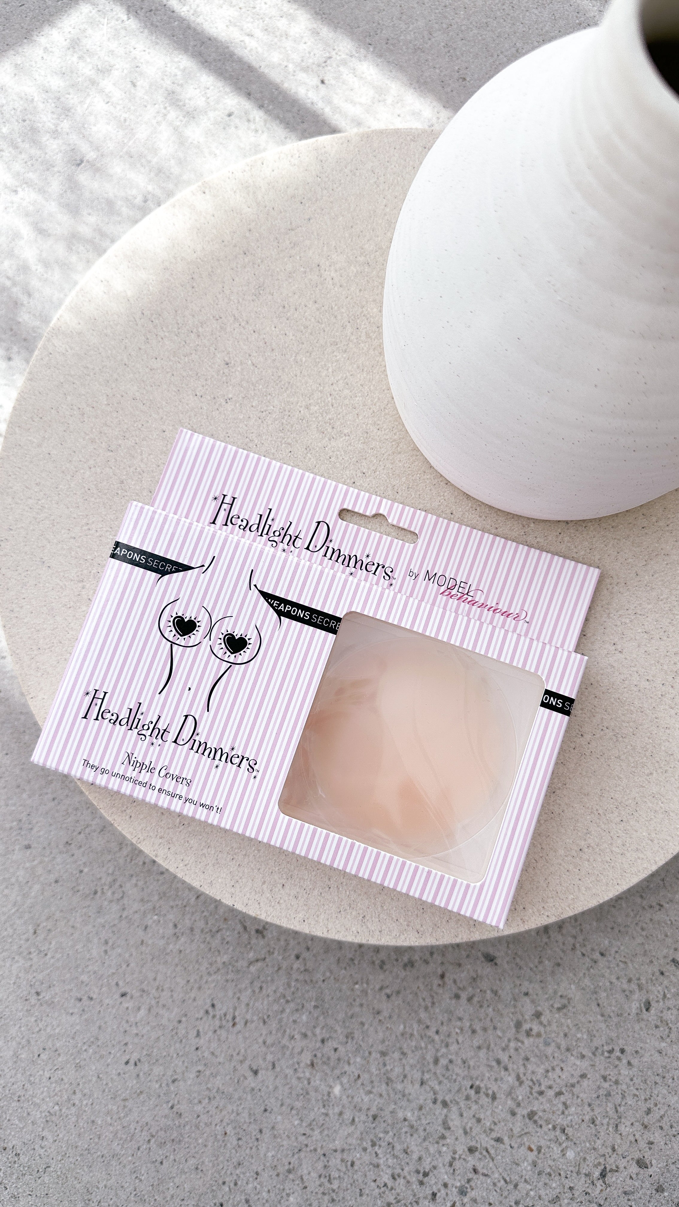 Silicone Headlight Dimmers for Cars - Soft Nude Color - Perfect for Night Driving & Road Trips