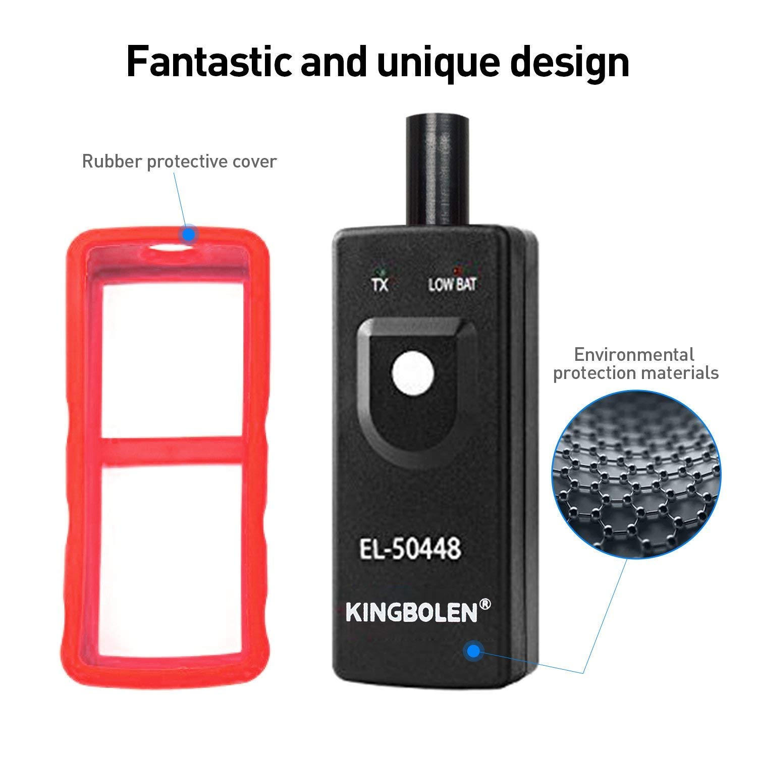 KINGBOLEN EL-50448 TPMS Relearn Tool - GM Auto Tire Pressure Monitor System Sensor Activation & Reset Tool for GM, Cadillac, Buick, Chevy Vehicles - Perfect for Professional Mechanics & DIY Car Maintenance