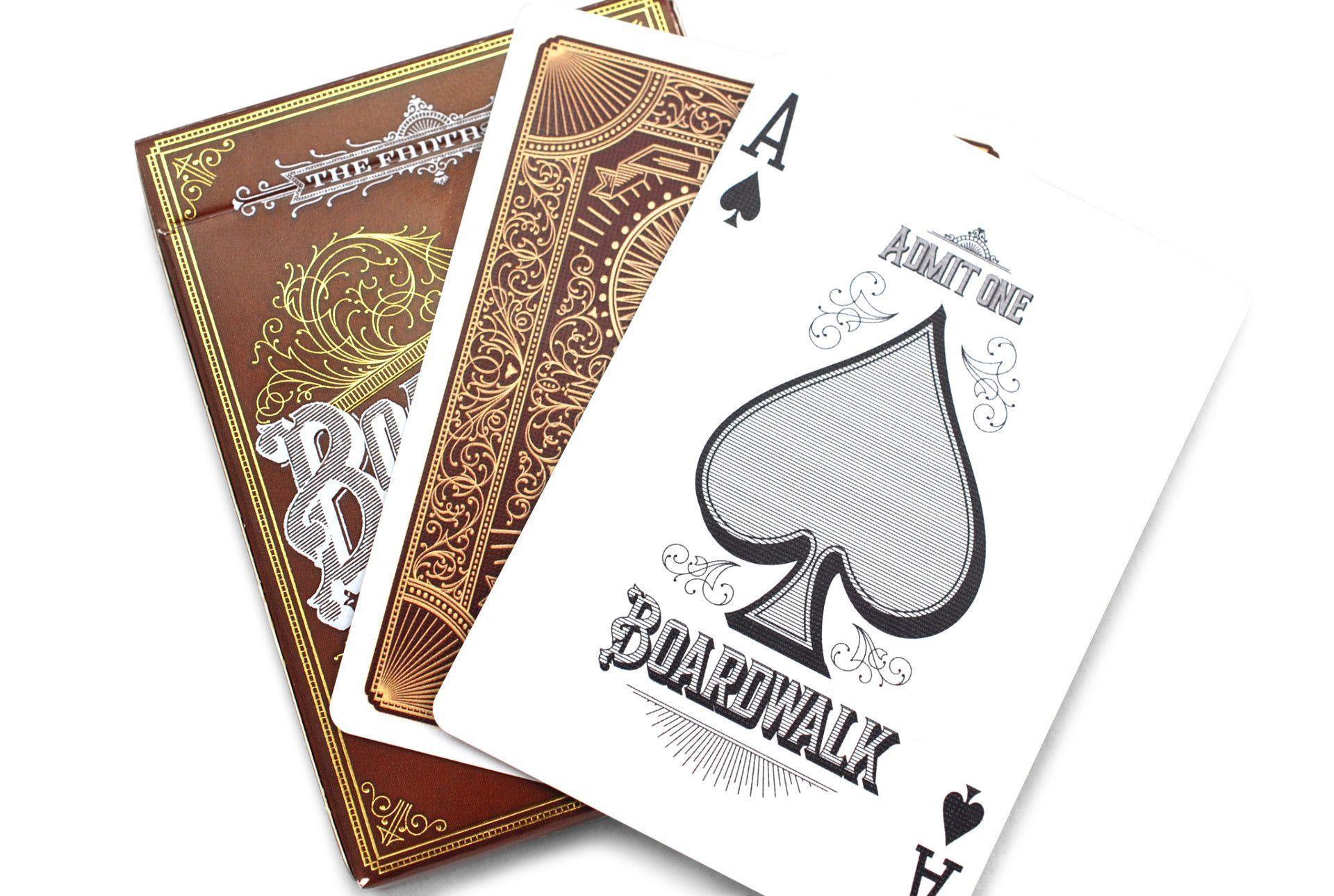 Boardwalk Papers Playing Cards - Premium Quality Poker Cards for Magic Tricks, Card Games, and Collectors - Perfect for Poker Nights, Casino Parties, and Family Game Evenings
