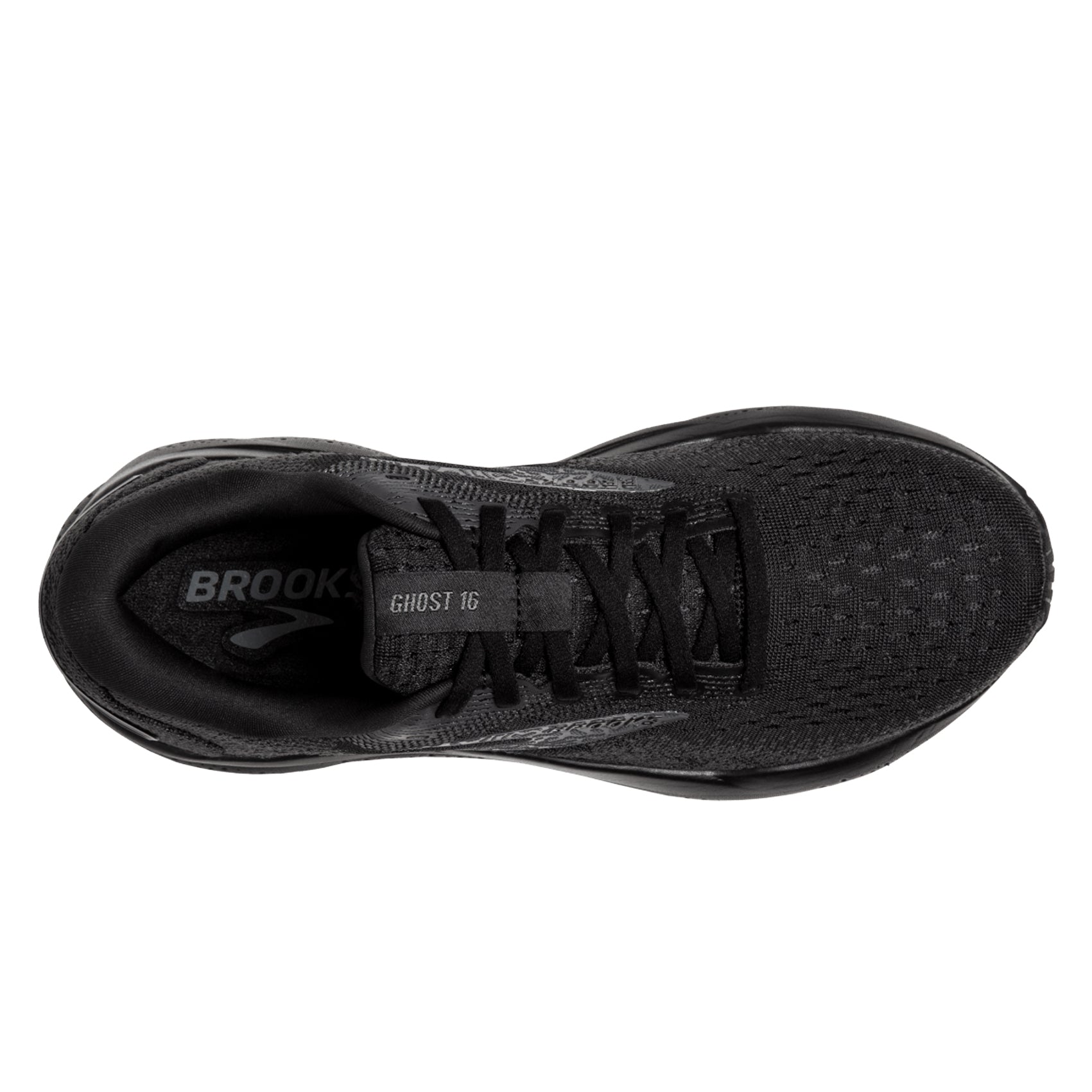 Brooks Ghost 16 Running Shoes for Men - Lightweight Cushioned Road Running Sneakers for Jogging, Training & Marathon - Black/Blue