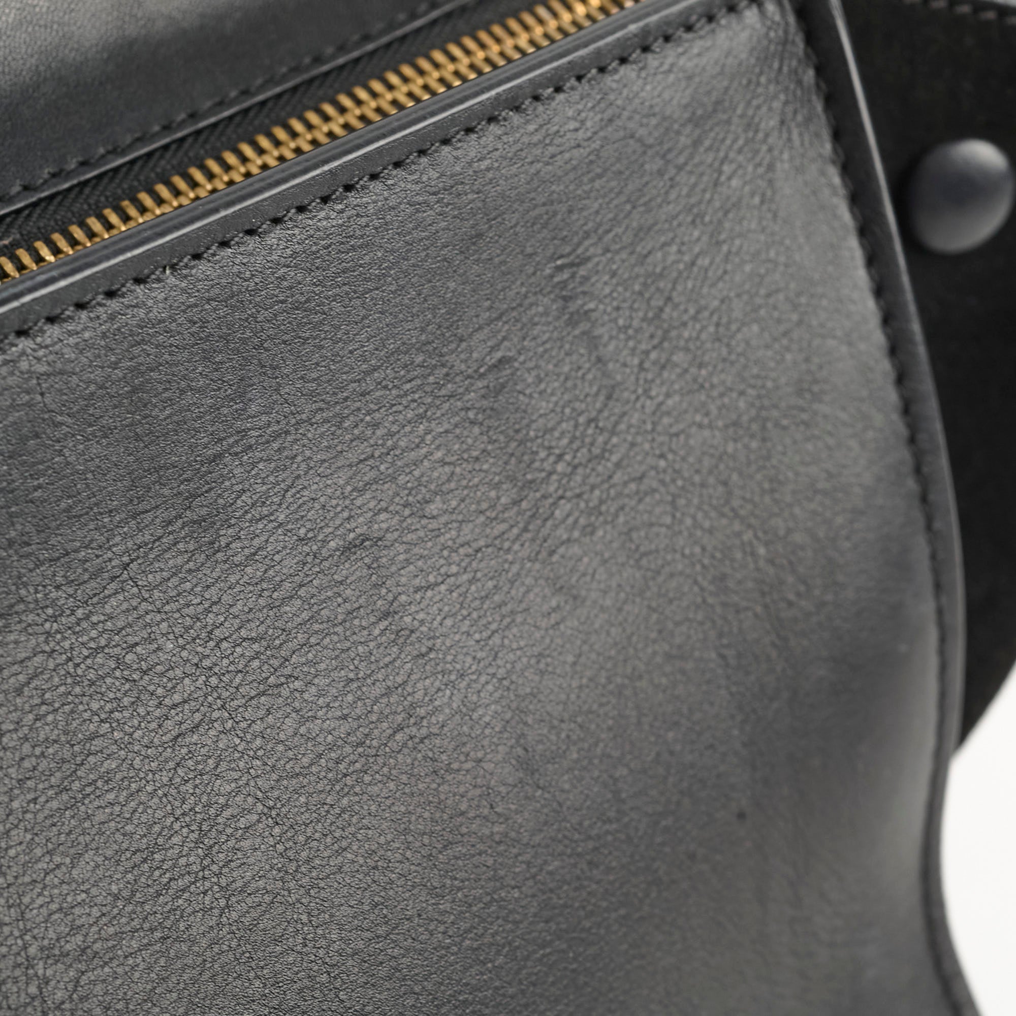 Celine Medium Trapeze All Black Leather Handbag - Stylish Crossbody Bag for Women, Perfect for Work, Travel & Evening Out