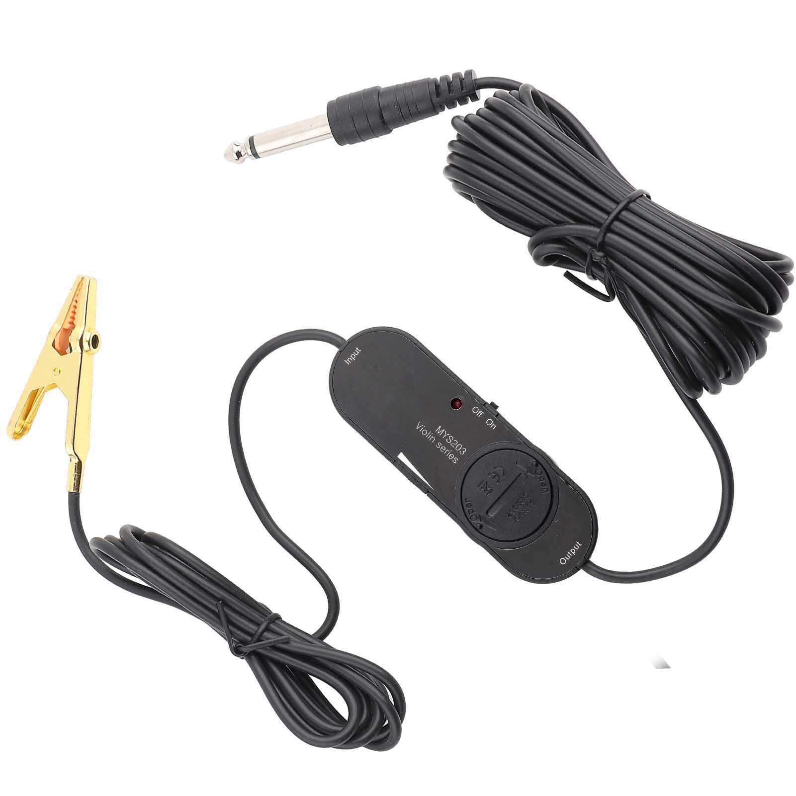 Shanbor MIC Pickup - Professional Electric Violin Pickup with Adjustable Volume, Easy Installation for Solo & Ensemble Performances | Perfect for Metal, Dance, Theater & Music Teaching