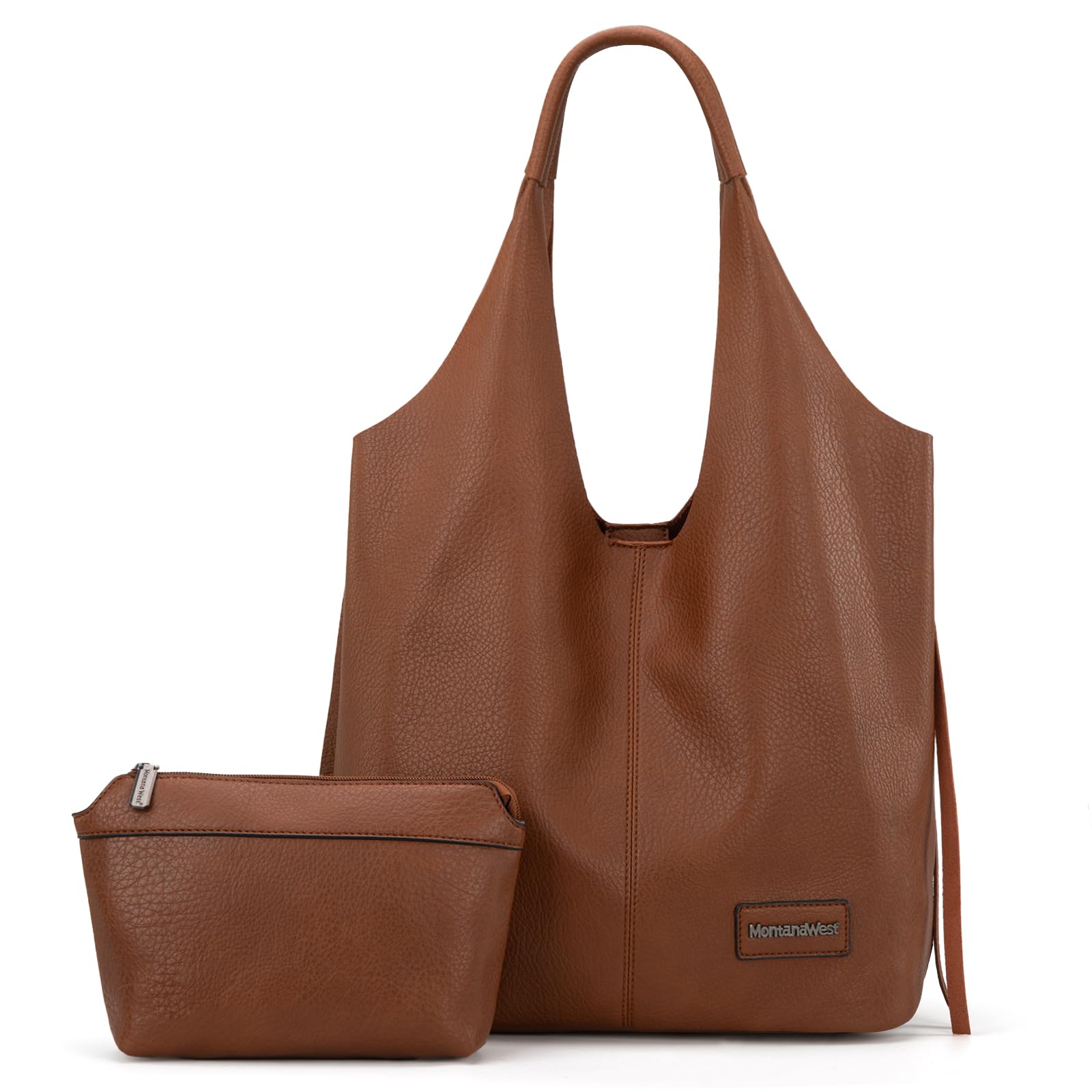 Montana West Slouchy Hobo Bags for Women - Soft Leather Designer Shoulder Purse & Top Handle Handbag - Perfect for Work, Travel & Everyday Use
