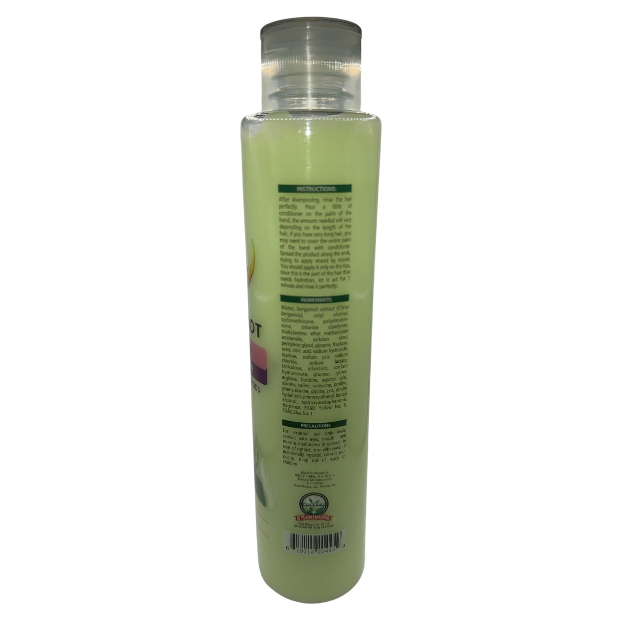 Bergamot Conditioner 16.23 fl oz with Allantoin & Amino Acids - Hydrating & Repairing Hair Treatment for Dry, Damaged Hair - Premium Hair Care for Smooth, Shiny Locks - Perfect for Daily Use & Salon-Quality Results