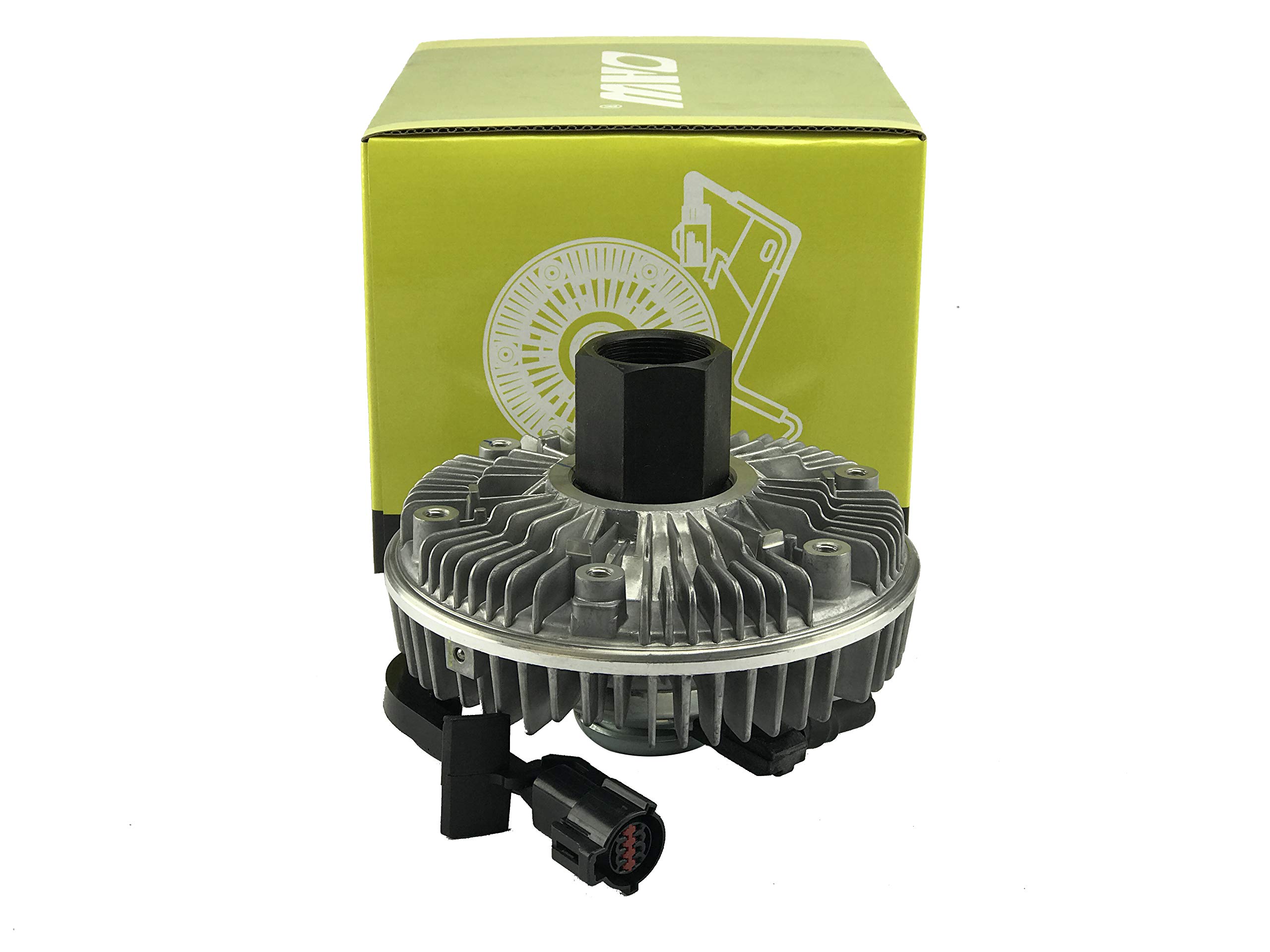 OAW 12-F3261 Electronic Cooling Fan Clutch Replacement for 2004-2010 Ford E350 E450 & 2003-2007 F250 F350 F450 F550 Excursion 6.0L Powerstroke Diesel - Compatible with YB-632 - Heavy Duty Truck & RV Cooling System Upgrade