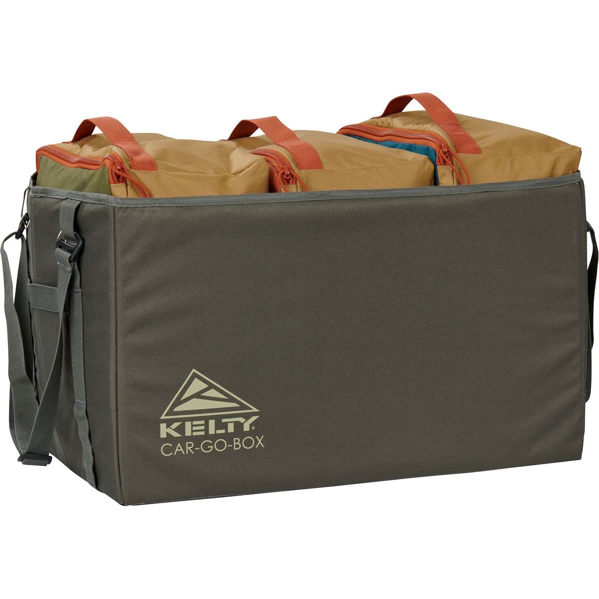 Kelty CAR-GO-Box 45L Truck Storage Organizer - Waterproof Camping Gear for SUVs, Vans & Cars - Color Coded Packing Cubes with Rugged Fabric - Perfect for Road Trips, Tailgating & Outdoor Adventures