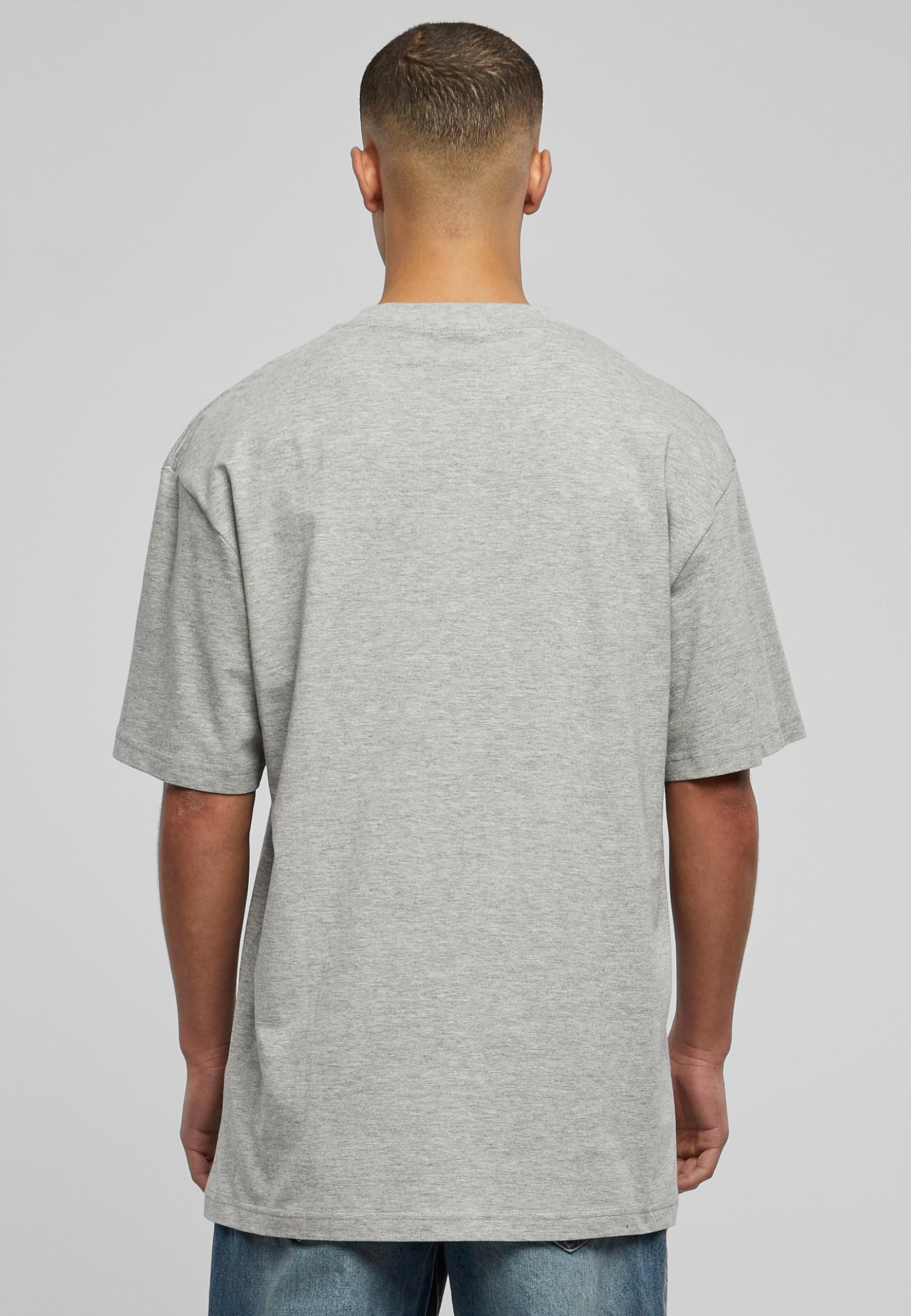4XL Tall Tee for Men - Soft & Comfortable Oversized Grey T-Shirt - Perfect for Casual Wear, Street Style & Lounge