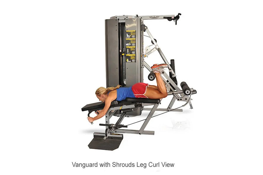 Inflight Vanguard 2 Stack Multi Gym - Professional Strength Training Equipment for Home & Commercial Use | Perfect for Full-Body Workouts, Weight Lifting & Fitness Training