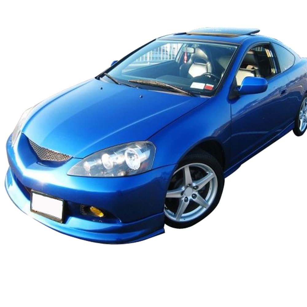 IKON MOTORSPORTS P1 Style Black Front Bumper Lip Spoiler Splitter for 2005-2006 ACURA RSX DC5 - Aggressive Styling & Enhanced Aerodynamics for Street Racing & Car Shows