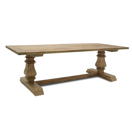 Madrid Dining Table 200cm - Modern Wooden Dining Table for 6-8 People - Perfect for Family Dinners & Entertaining Guests