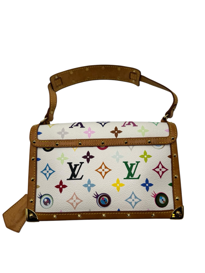 Authentic Louis Vuitton Takashi Murakami Eye Love You Monogram Rare Shoulder Bag - Perfect for Luxury Collectors & Fashion Events
