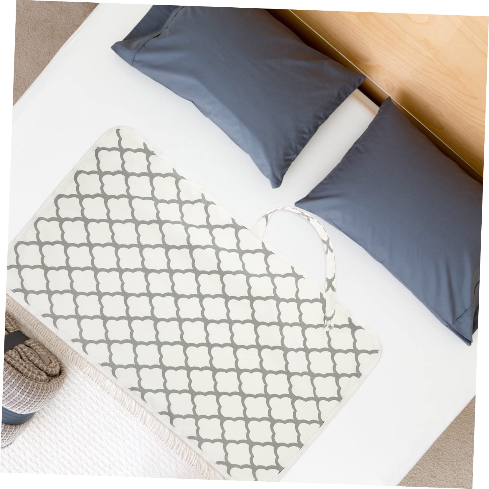 Wakauto 5-Pack Portable Baby Changing Mat - Waterproof TPU Diaper Changing Pad for Travel, Nursery & On-the-Go Parents | Compact, Hygienic & Easy to Clean