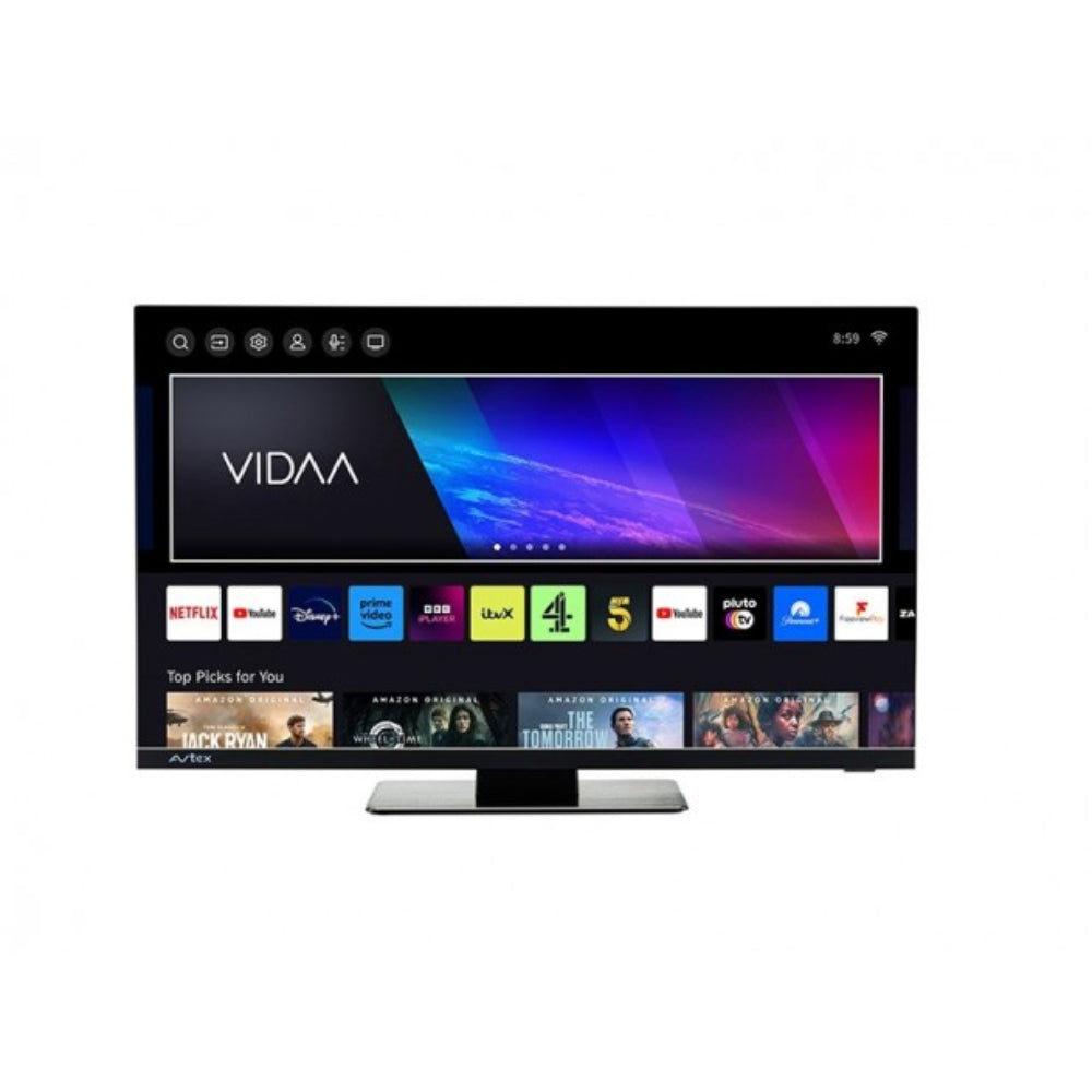 Avtex AV195TS 18.5 Inch VIDAA Smart Freesat HD TV with Built-in WiFi - Perfect for Bedroom, Kitchen, or Small Spaces