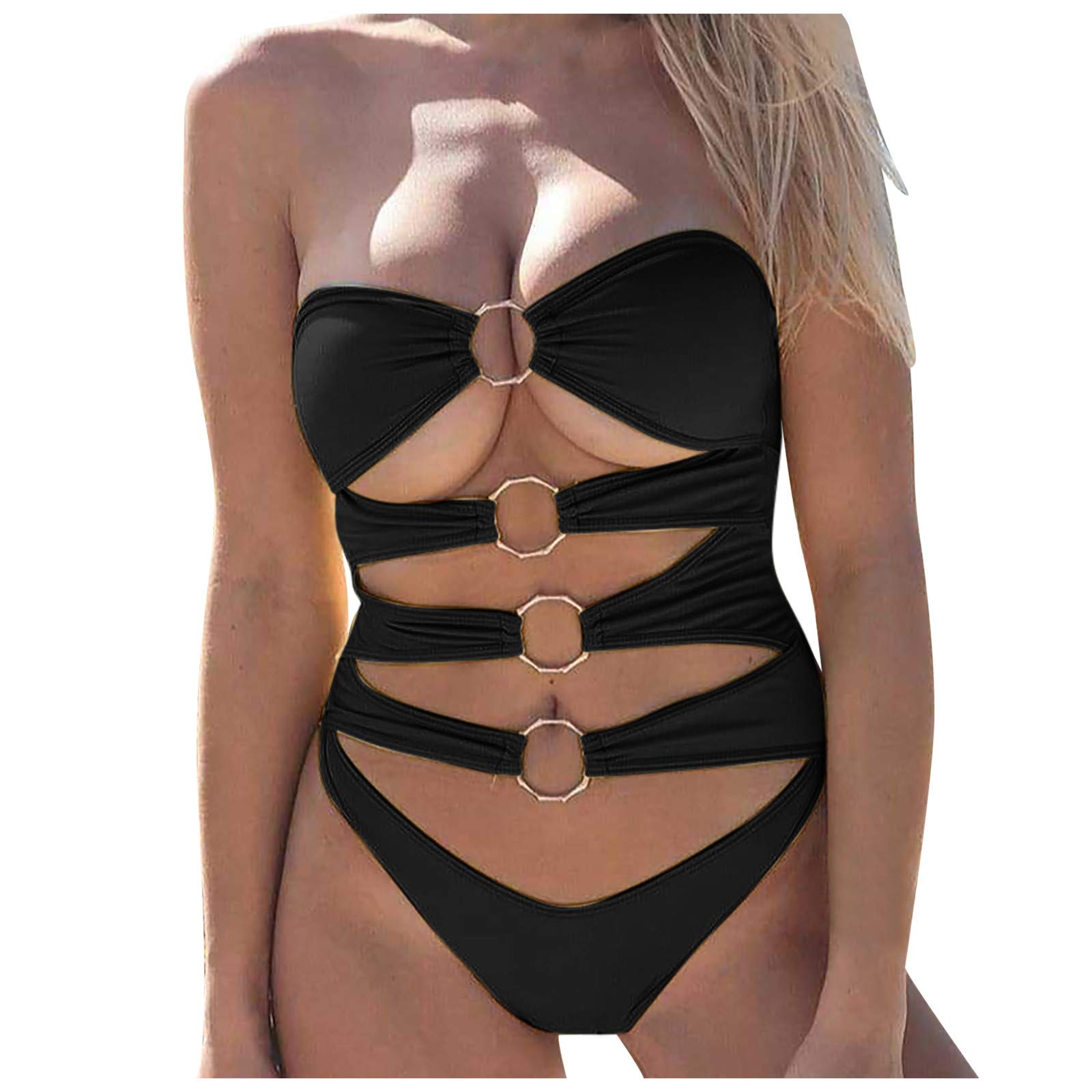 Xiloccer Women's Swimsuits 2021 - Sexy Bikini & One Piece Bathing Suits for Summer Beach | Cute Swimwear for Pool Party, Vacation & Water Sports