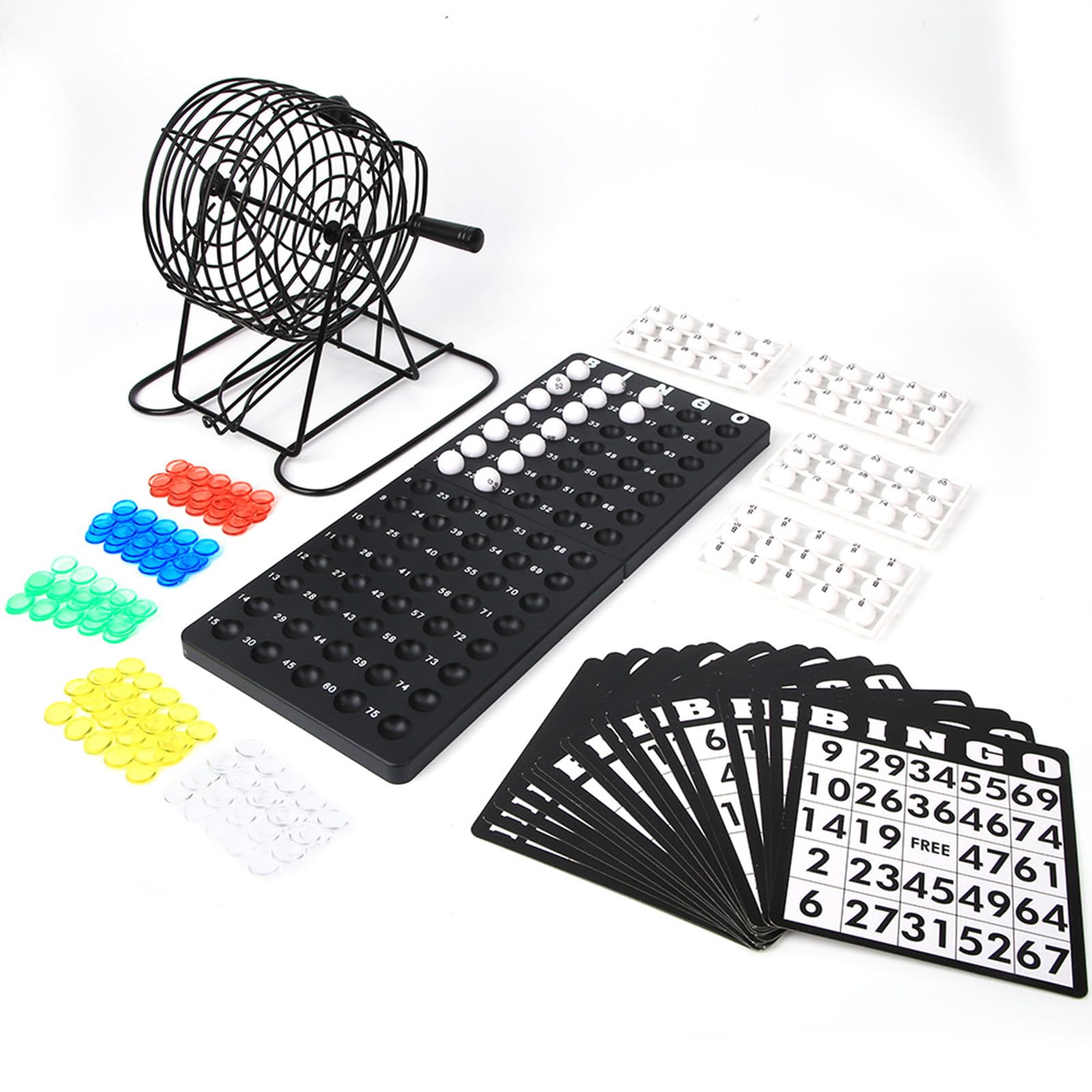 Xiasaba Traditional Lucky Dice Game Set - 22x22x22cm Wooden Wine Drinking Party Game for Family & Friends, Fun Group Entertainment with Lottery Machine - Perfect for Parties, Game Nights & Cultural Celebrations