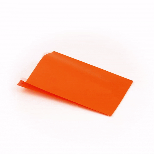 Orange Paper French Fry Bags - 4.25