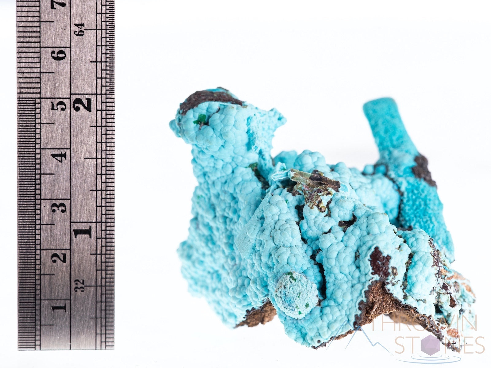 CHRYSOCOLLA Pseudomorph after AZURITE - Natural Raw Crystal Specimen | Unique Housewarming Gift & Spiritual Home Decor | Healing Stones Collection | Perfect for Meditation, Energy Work & Mineral Displays (Item #39417)