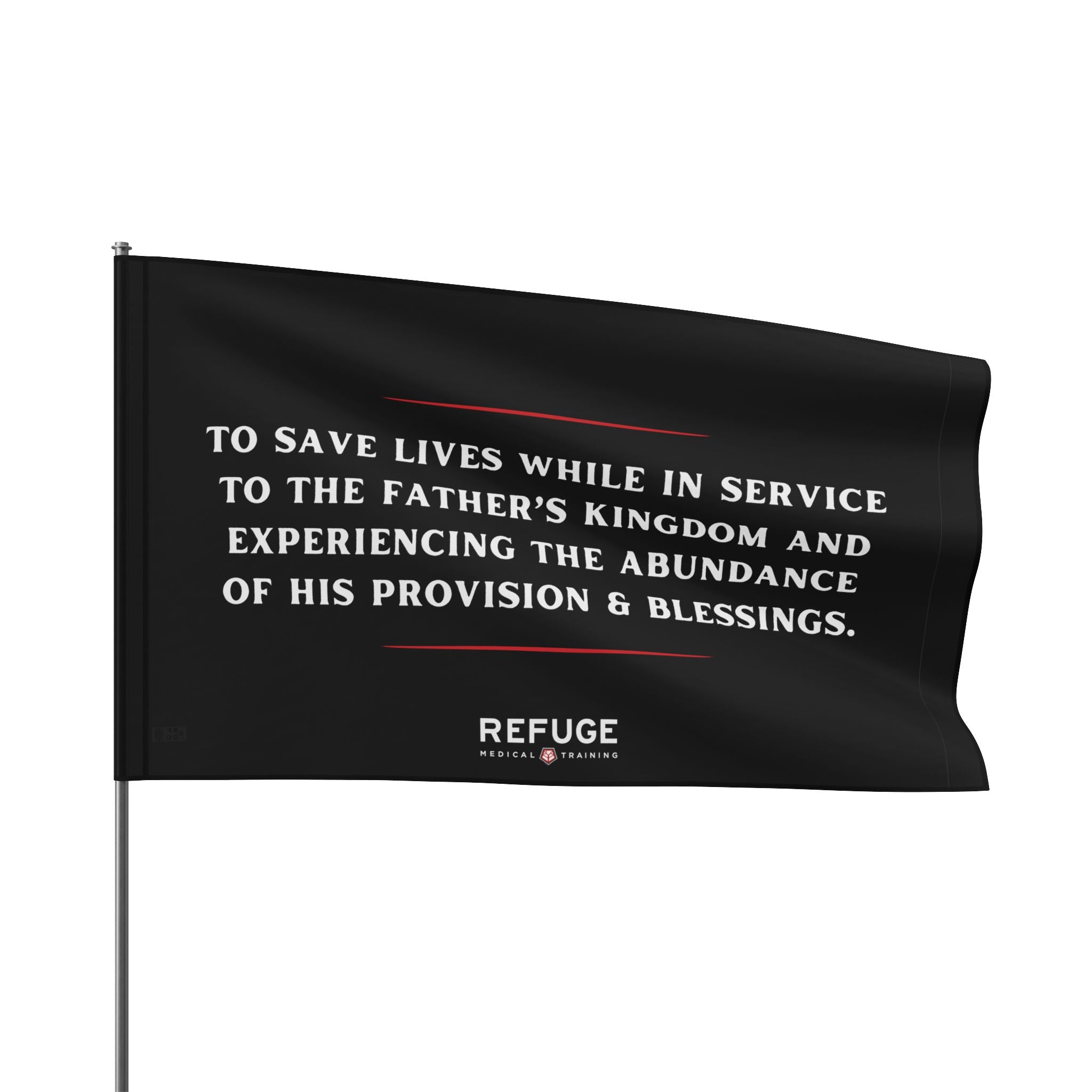 Mission Statement Flag - Custom Printed Inspirational Office Decor for Business & Team Motivation | Perfect for Workplace, Conference Rooms & Corporate Events
