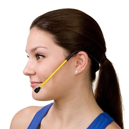 Aeromic Fitness Headset Microphone - Wireless Bluetooth Headset with Noise Cancelling Mic for Gym, Running & Workouts - Perfect for Trainers, Instructors & Fitness Enthusiasts