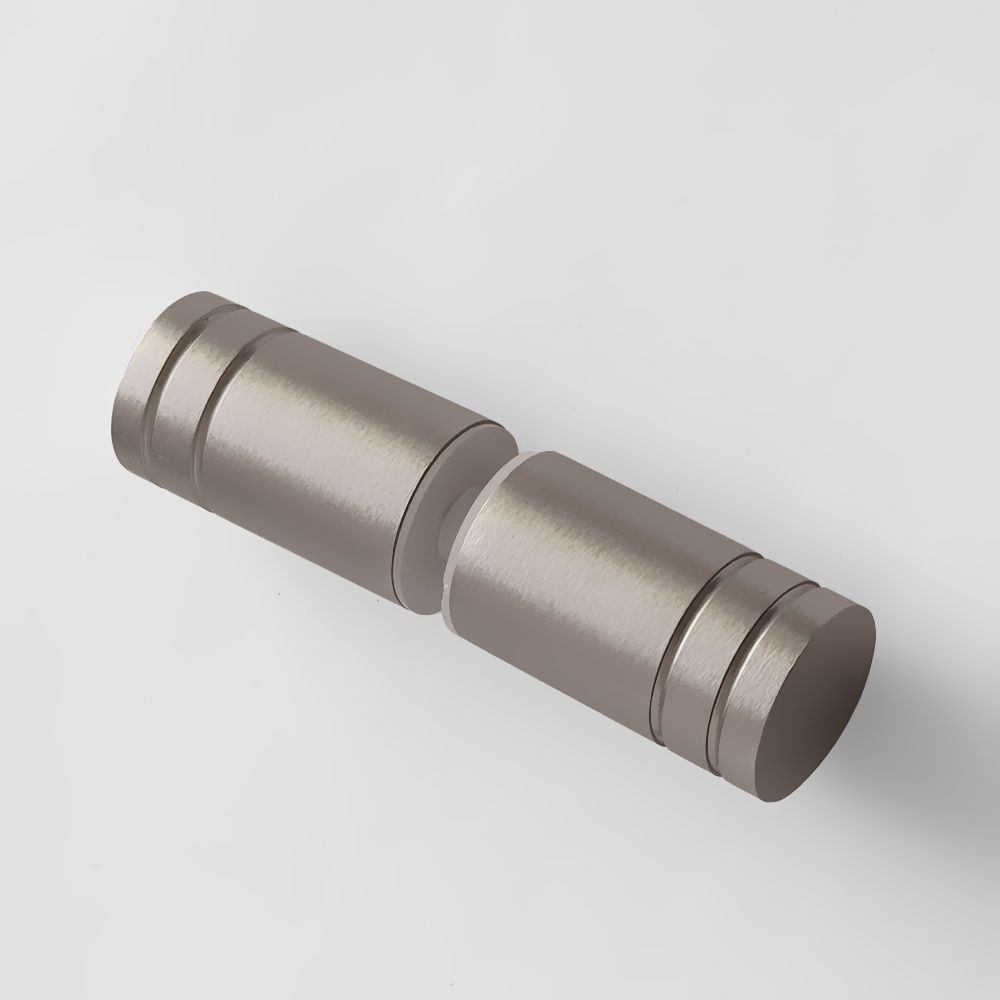 Brushed Nickel Shower Door Knob - Durable & Stylish Bathroom Hardware for Glass Shower Doors - Perfect for Modern Home & Spa Renovations