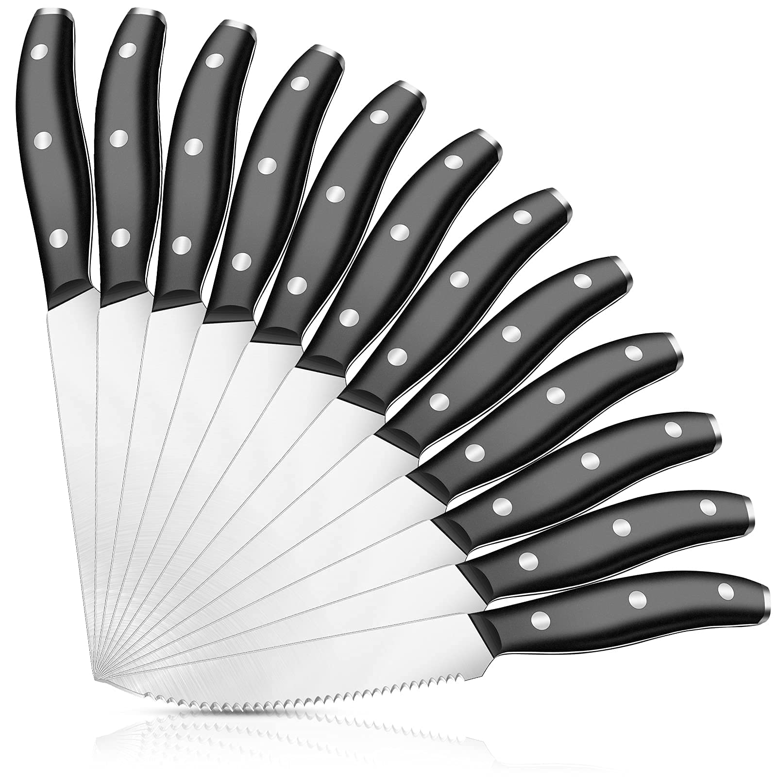 12-Piece Premium Steak Knives Set - 4.6