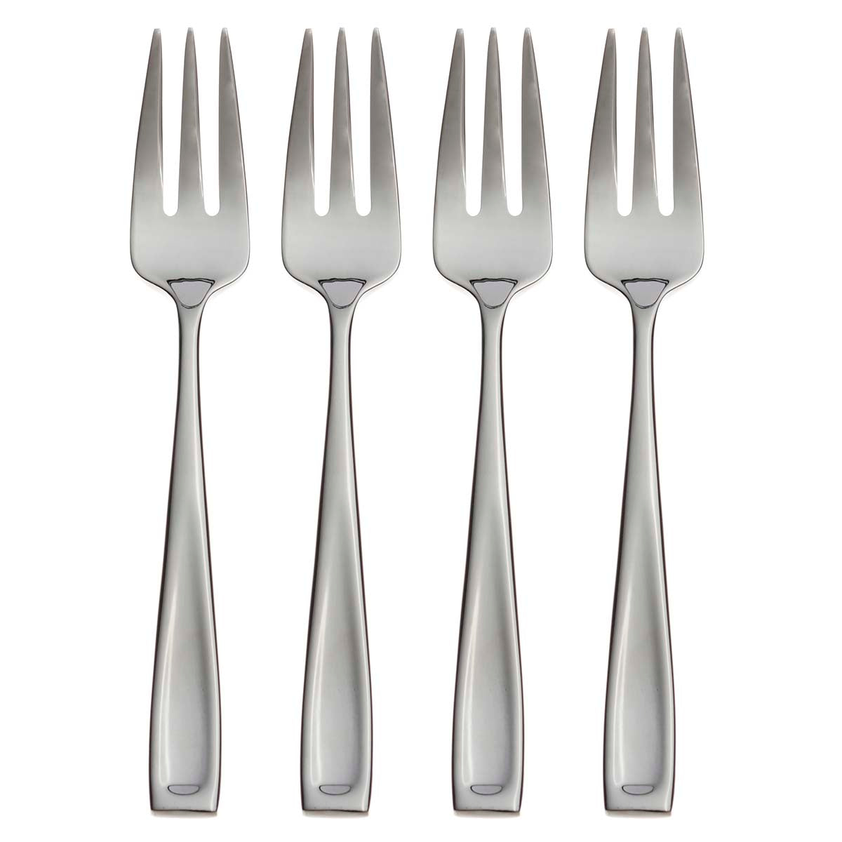Elegant Stainless Steel Cocktail Forks Set of 4 - Perfect for Parties, Appetizers & Charcuterie Boards - Modern Barware & Entertaining Essentials