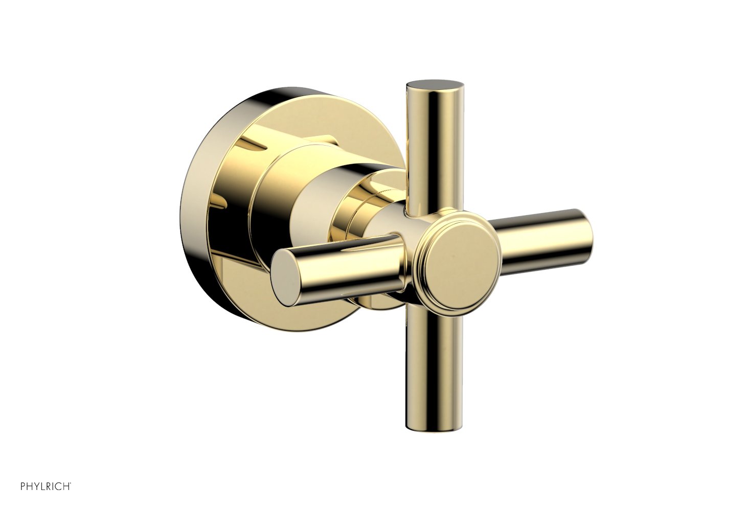 BASIC Volume Control Diverter Trim - Tubular Cross Handle D2PV134A for Bathroom & Shower Faucet Installation | Perfect for Home Renovation & Plumbing Projects