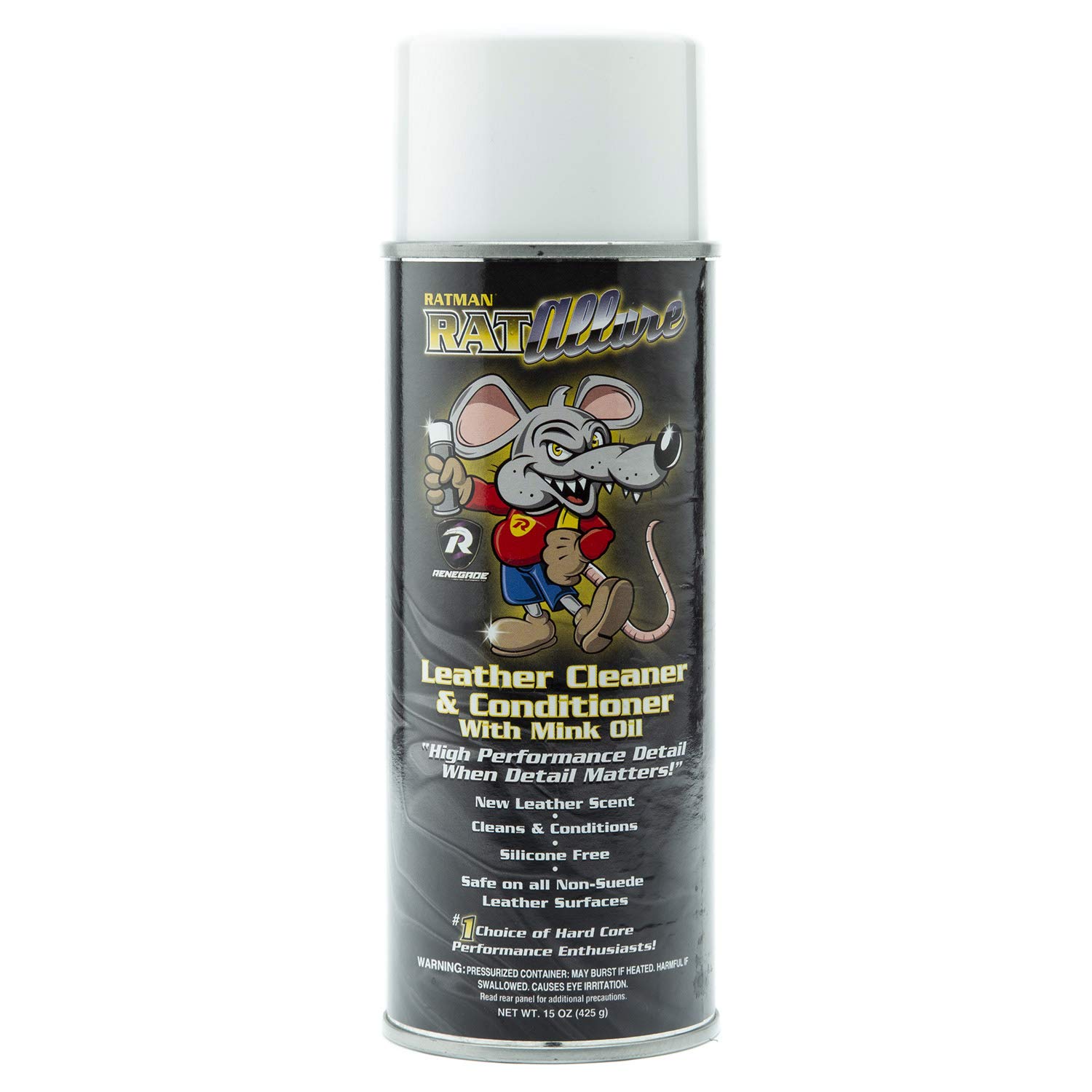 RATMAN Speed Allure Leather Cleaner & Conditioner - 15oz (12 Pack) - Deep Cleans & Restores Car Seats, Furniture, Handbags - Professional Leather Care for Auto Interiors, Sofas, Purses & More