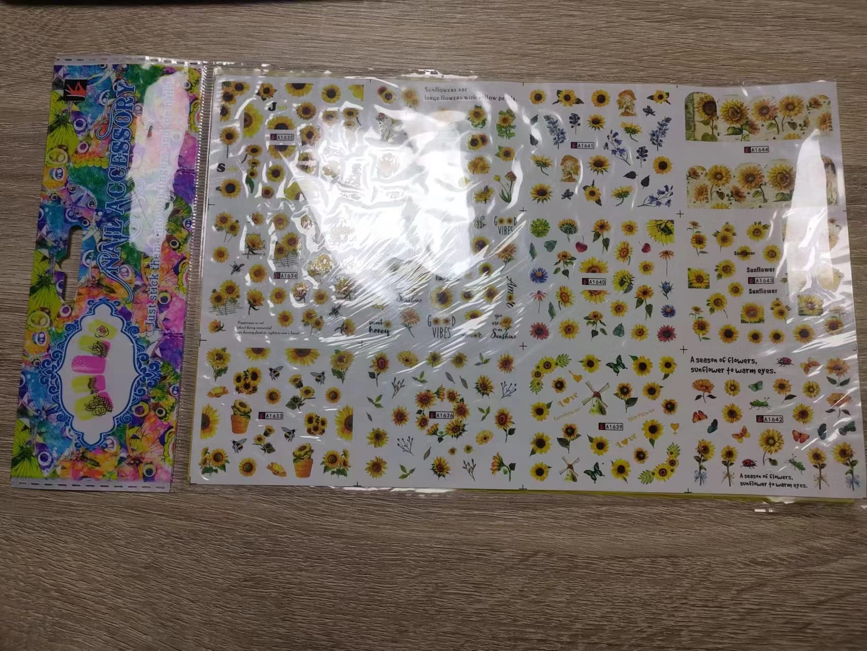 48 Sheets Floral Water Transfer Nail Art Stickers - DIY Nail Decals for Girls with Scissors & Tweezers - Perfect for Home Manicures, Parties & Gifts