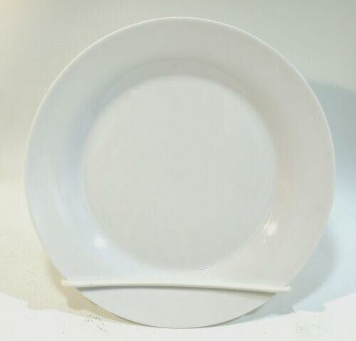 Royal White 7.5 Inch Porcelain Salad Plates - Set of 4, Elegant Dinnerware for Restaurants, Weddings & Home Dining - Dishwasher & Microwave Safe