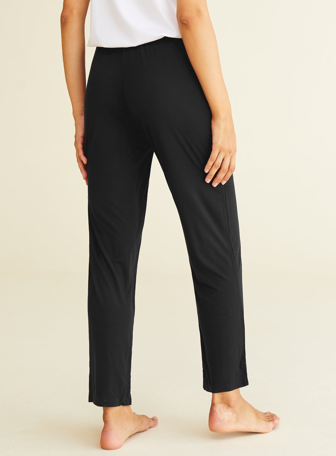 Soft & Breathable Women's Bamboo Knit Pajama Pants - Cozy Loungewear for Sleep, Yoga & Relaxation at Home
