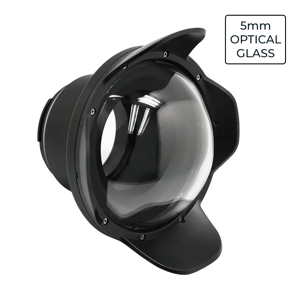 6 Optical Glass Dry Dome Port for SeaFrogs Underwater Housings V.10 - 40M/130FT Waterproof - Perfect for Underwater Photography & Scuba Diving Adventures