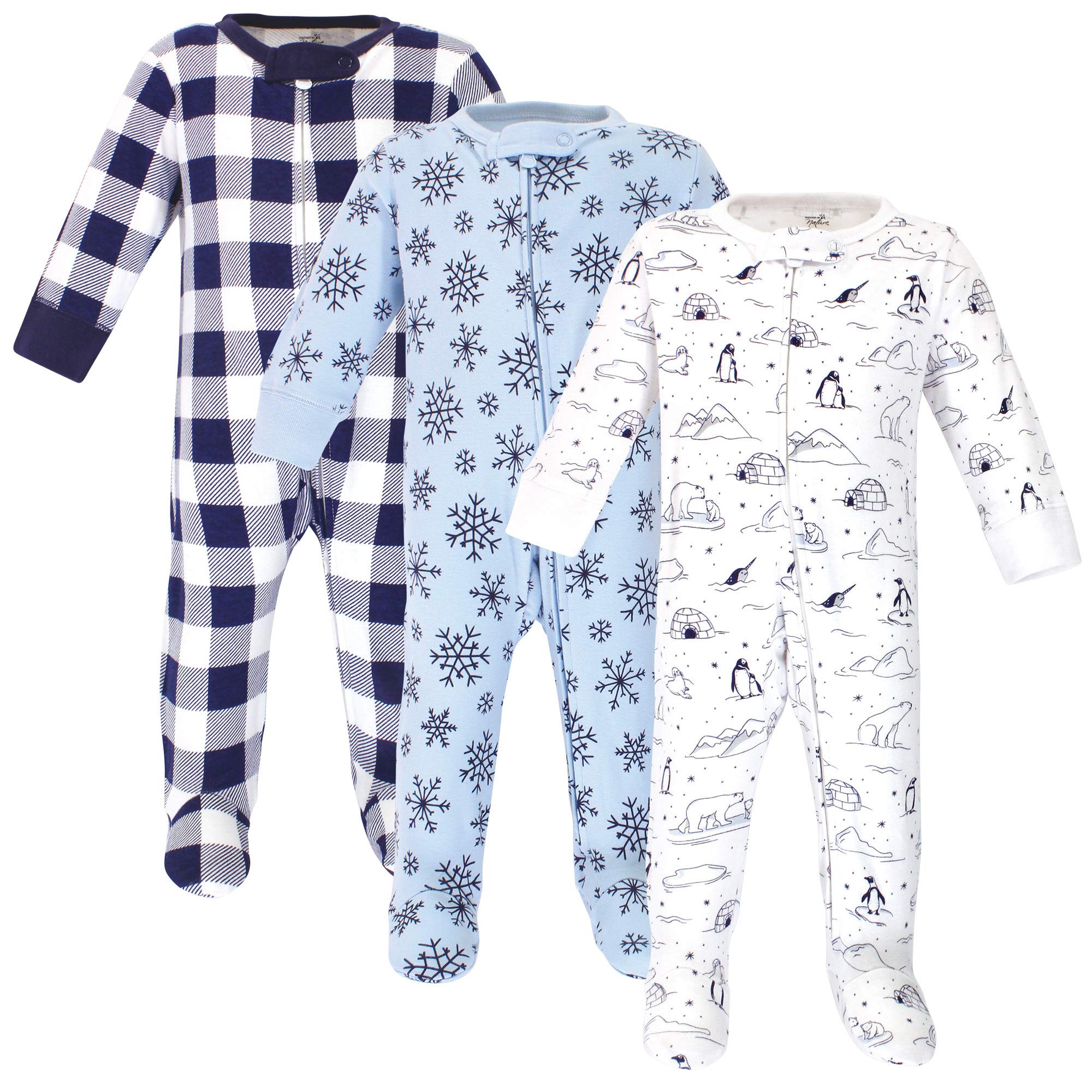 Organic Cotton Baby Girls' Sleep and Play Outfit - Soft & Comfortable Pajama Set for Newborns & Toddlers - Perfect for Bedtime, Lounging & Playtime