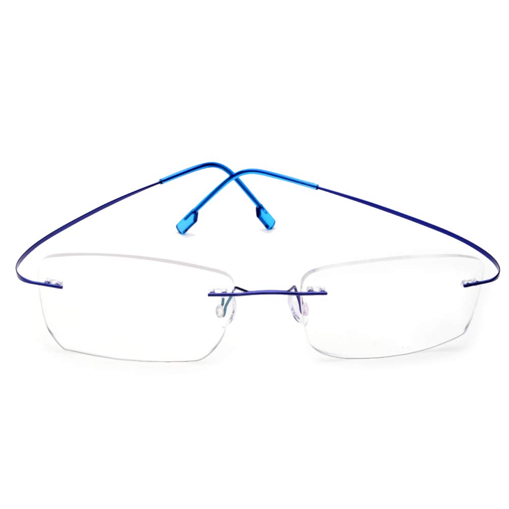 Frameless Myopia Glasses -1.00 Strength for Men & Women | Fashion Eyewear for Daily Use