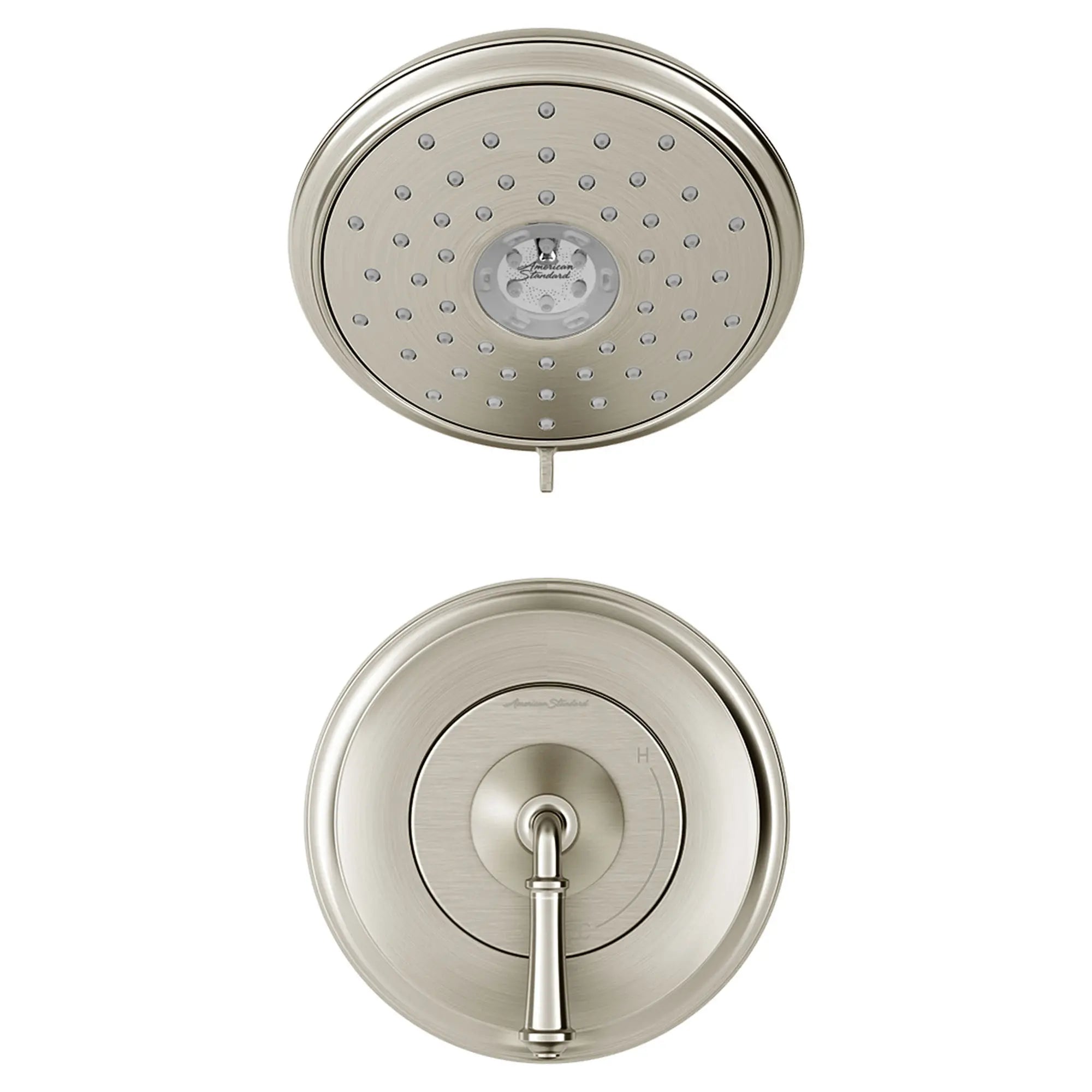 Delancey® 1.8 GPM Water Saving Shower Trim Kit - 4 Function Showerhead with Lever Handle for Bathroom & Spa Relaxation