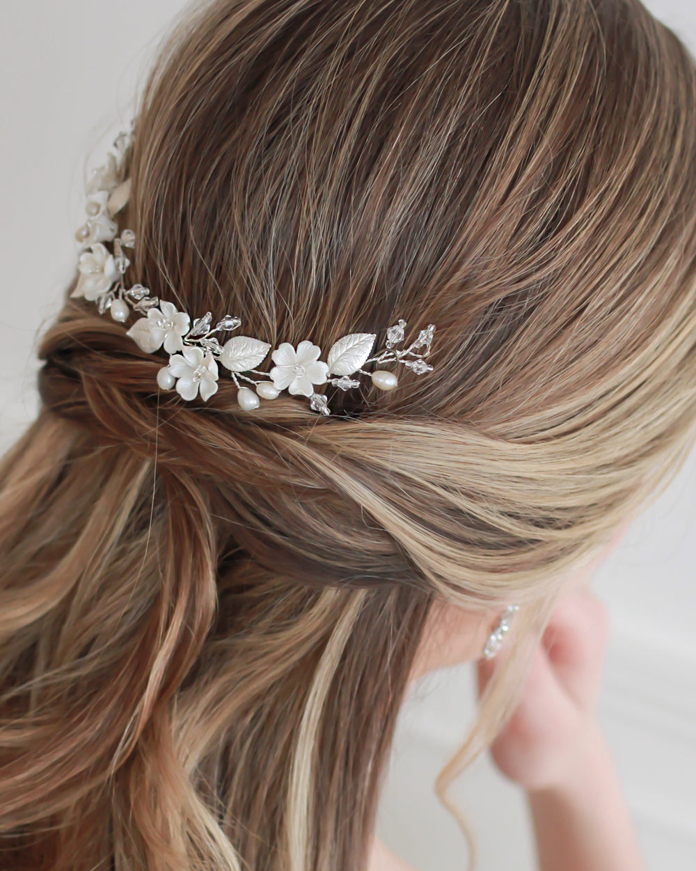 Elise Mini Hair Vine - Elegant Floral Hair Accessory for Weddings, Prom & Special Occasions | Perfect for Bridesmaids & Boho Hairstyles